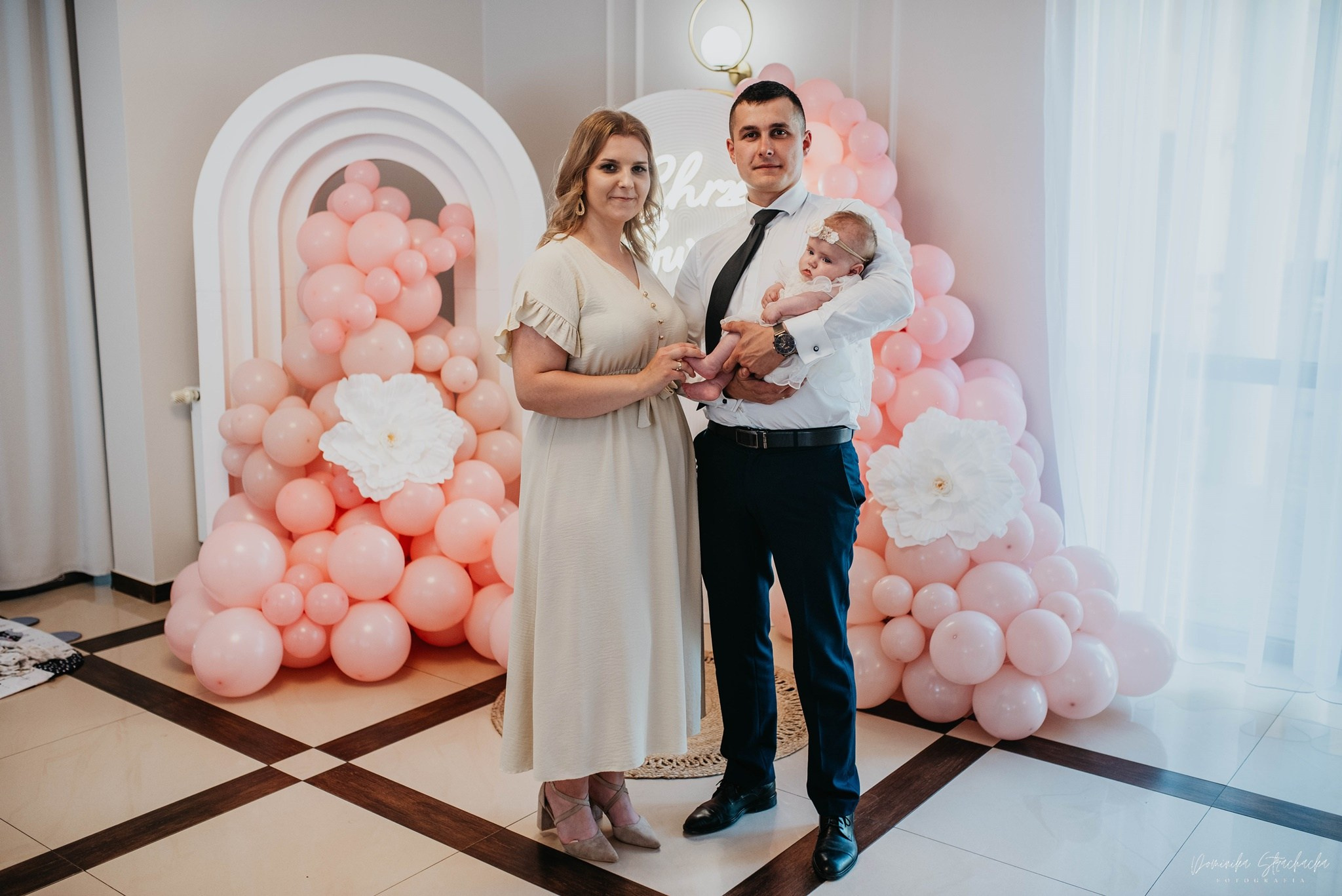 Chrzest Święty Alicji. Dominika Strachacka Fotografia | Fotograf ślubny i rodzinny Opole Lubelskie Lublin