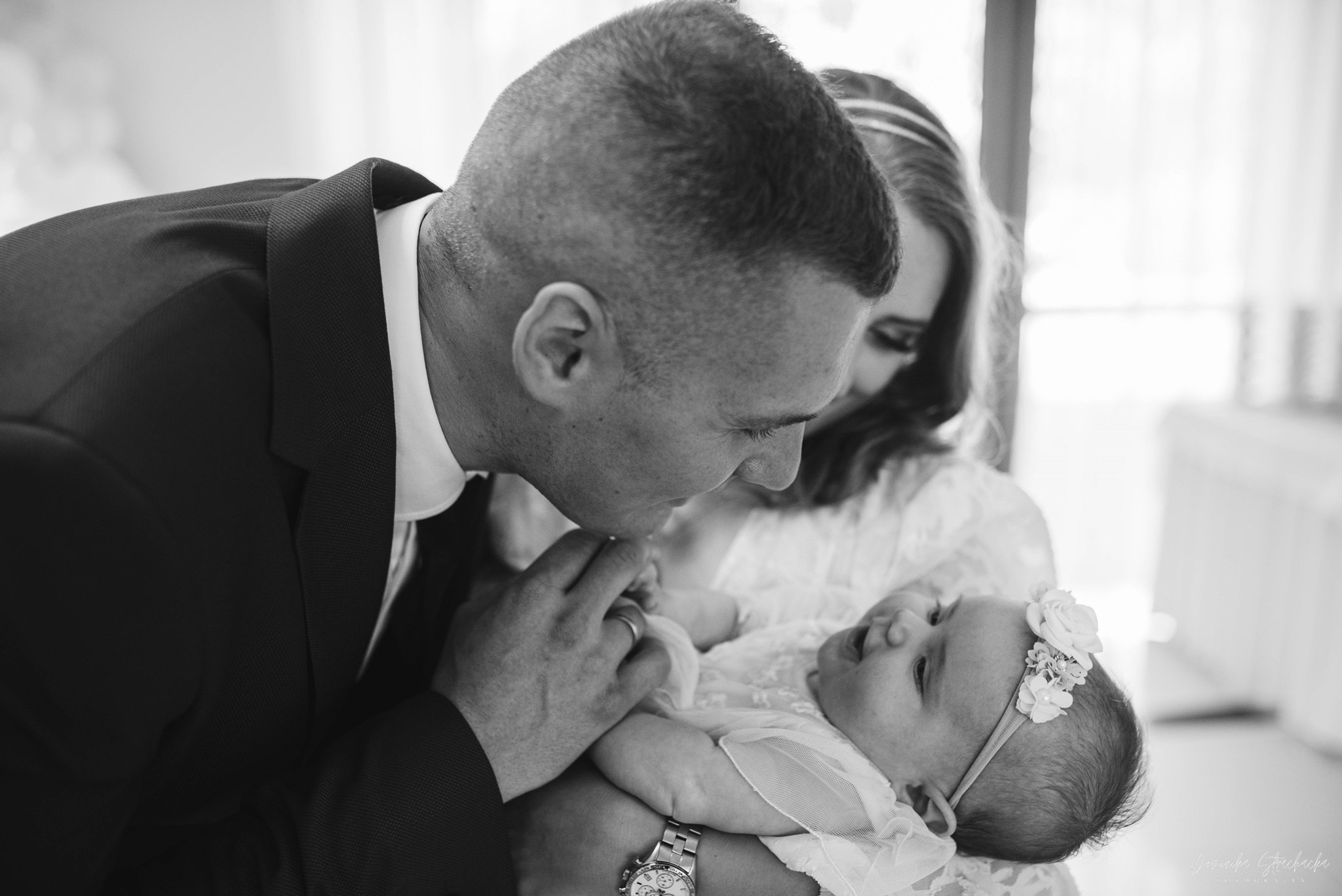 Chrzest Święty Alicji. Dominika Strachacka Fotografia | Fotograf ślubny i rodzinny Opole Lubelskie Lublin