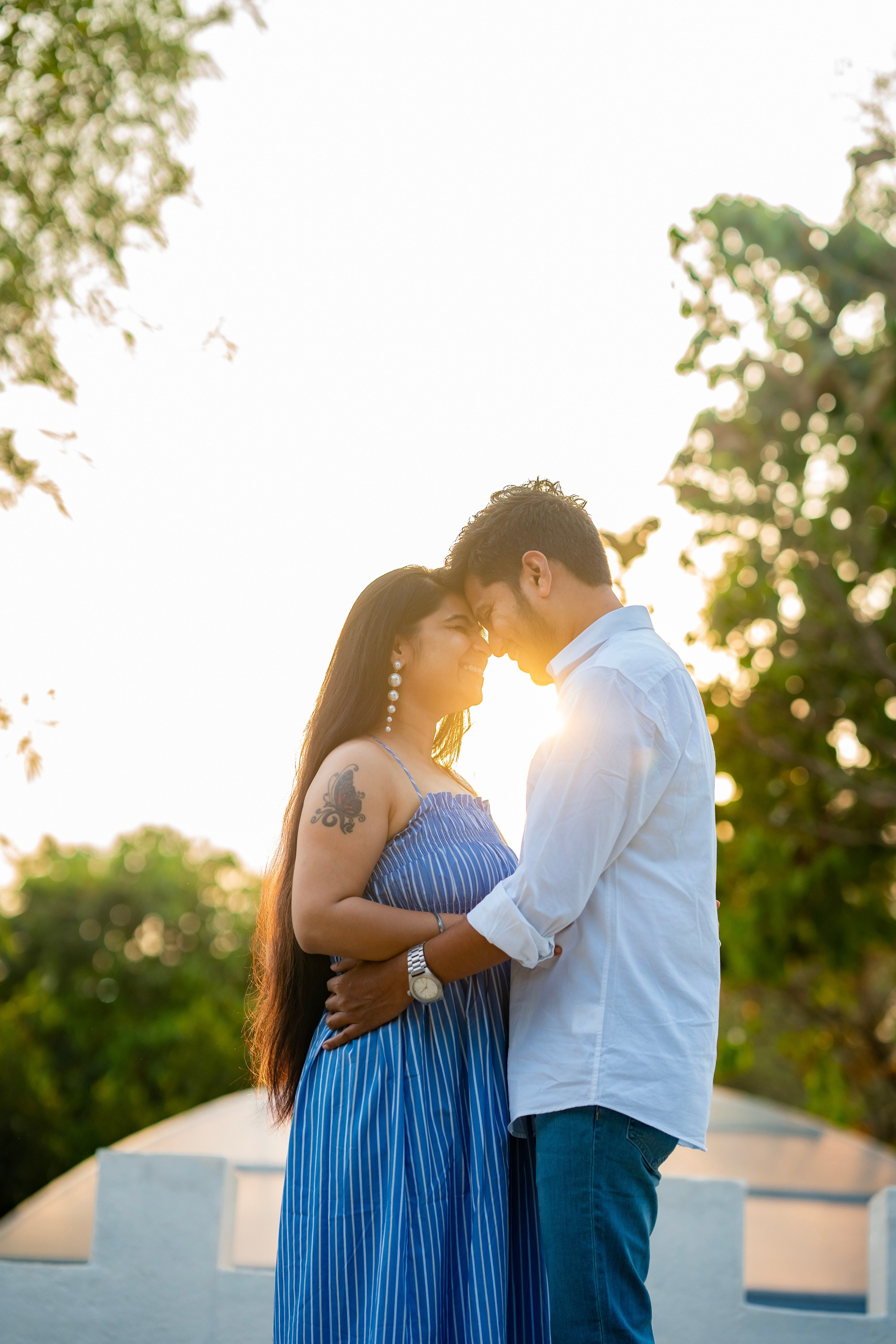 Prakriti & Ayush, Pre-Wedding Shoot at Shibravyi Courtyard, Bangalore | Truly Yours