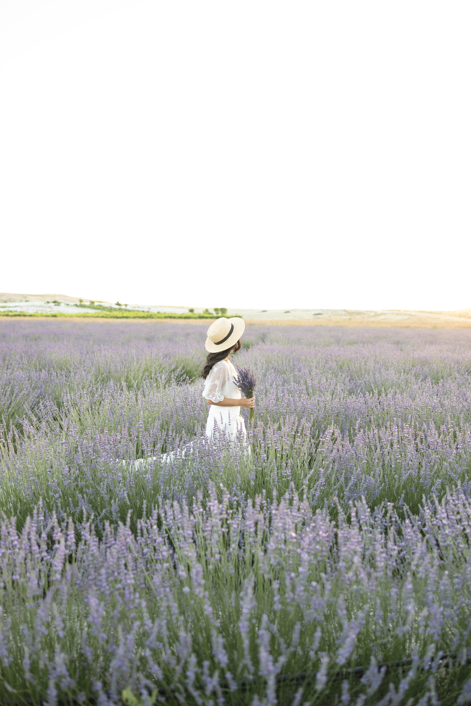 Dreamy Photoshoot in a Lavender Field. Julia Ganch I Fashion Wedding Photography I Cappadocia Turkey