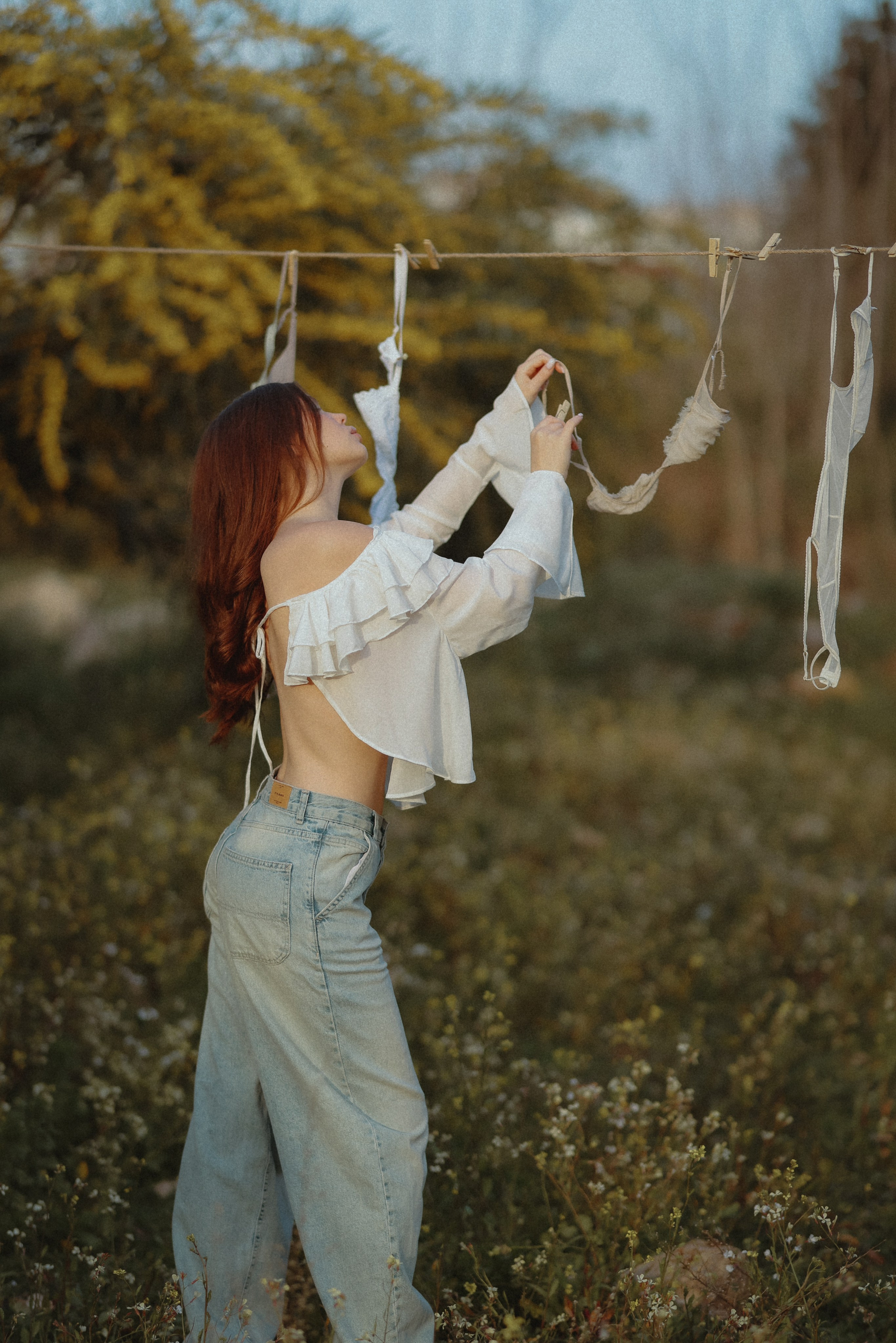 Фотосессия в мимозе (акация). Фотограф в Турции | Алания, Сиде, Белек, Анталия, Кемер)