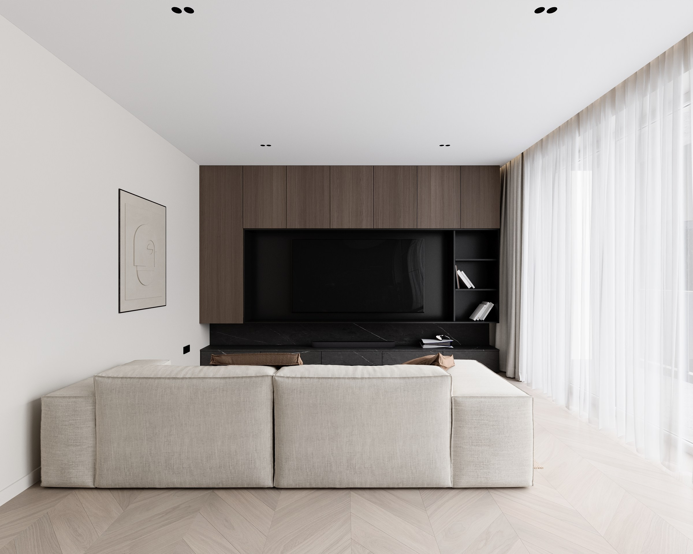 Kaunas 70m2. Bliu.design — design / interior / architecture / 3D visualizations