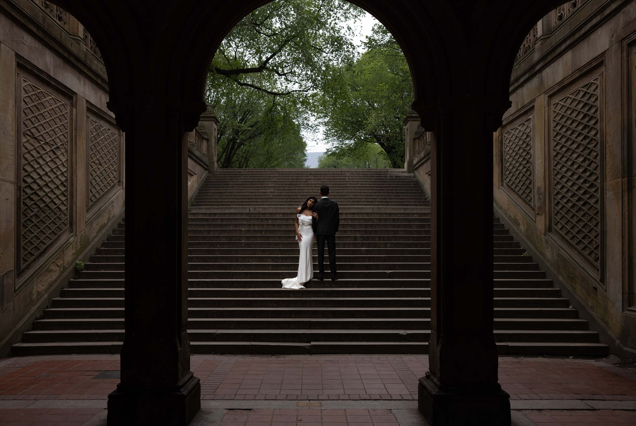 Engagement in Central Park. Photographer Anastasia Nagibina
