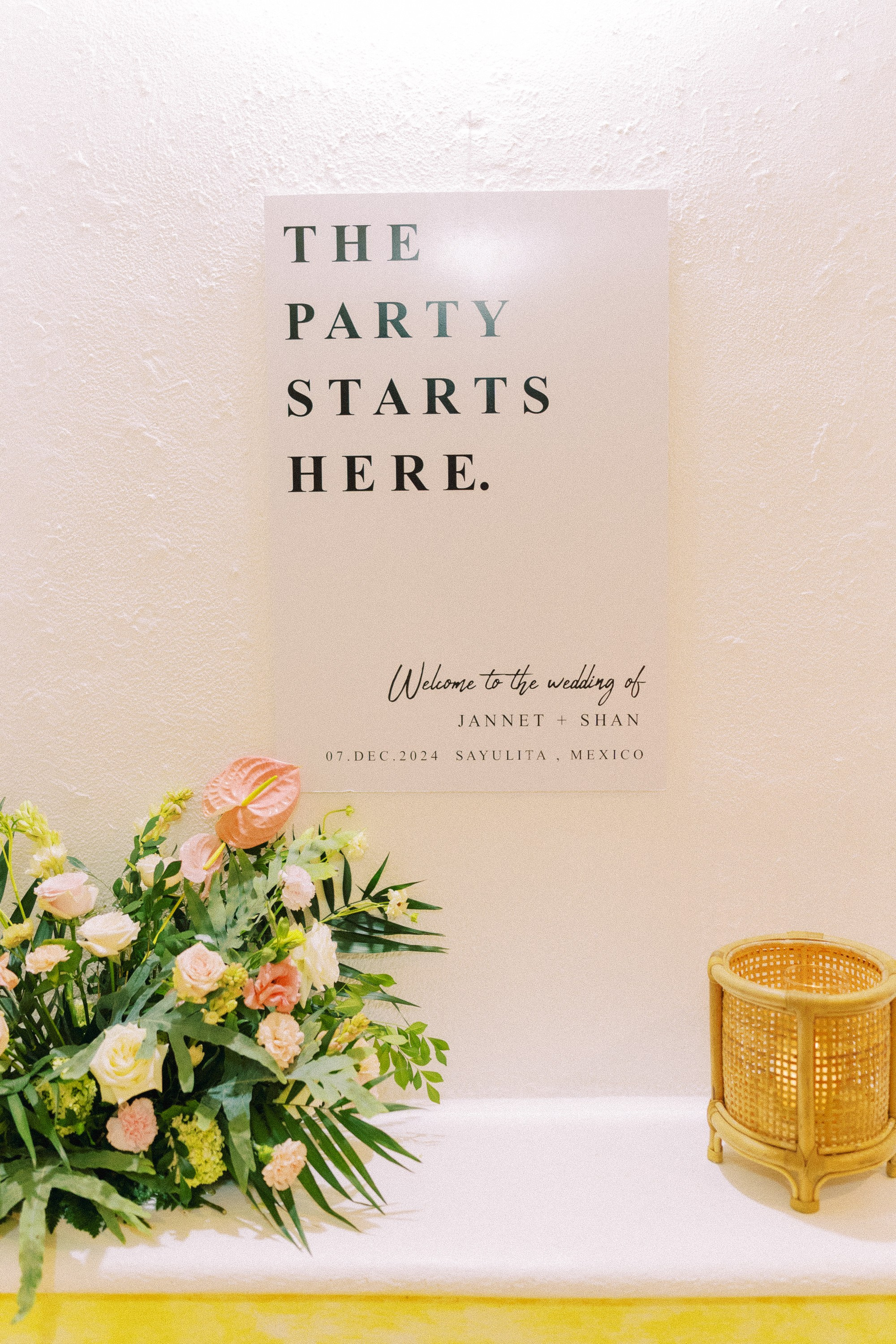 Jannet & Shan wedding in Sayulita church. Sayulita Wedding Photographer, Puerto Vallarta, Cabo