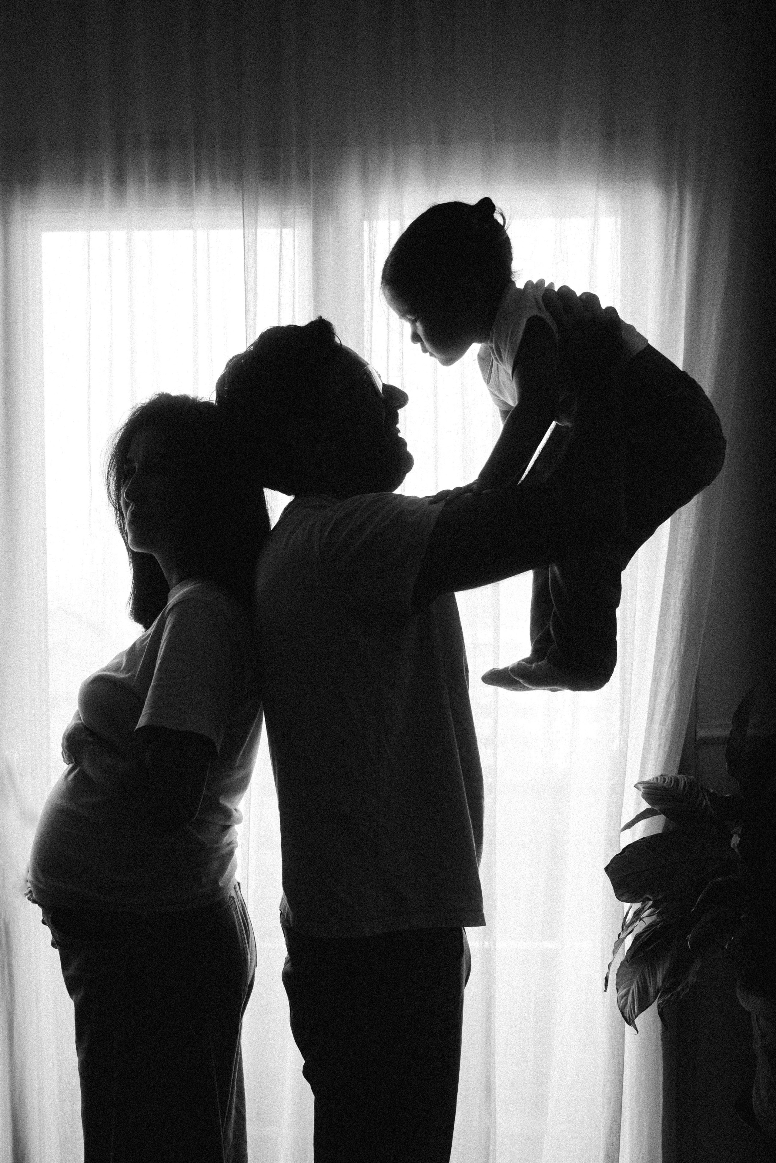 Séance photo grossesse famille