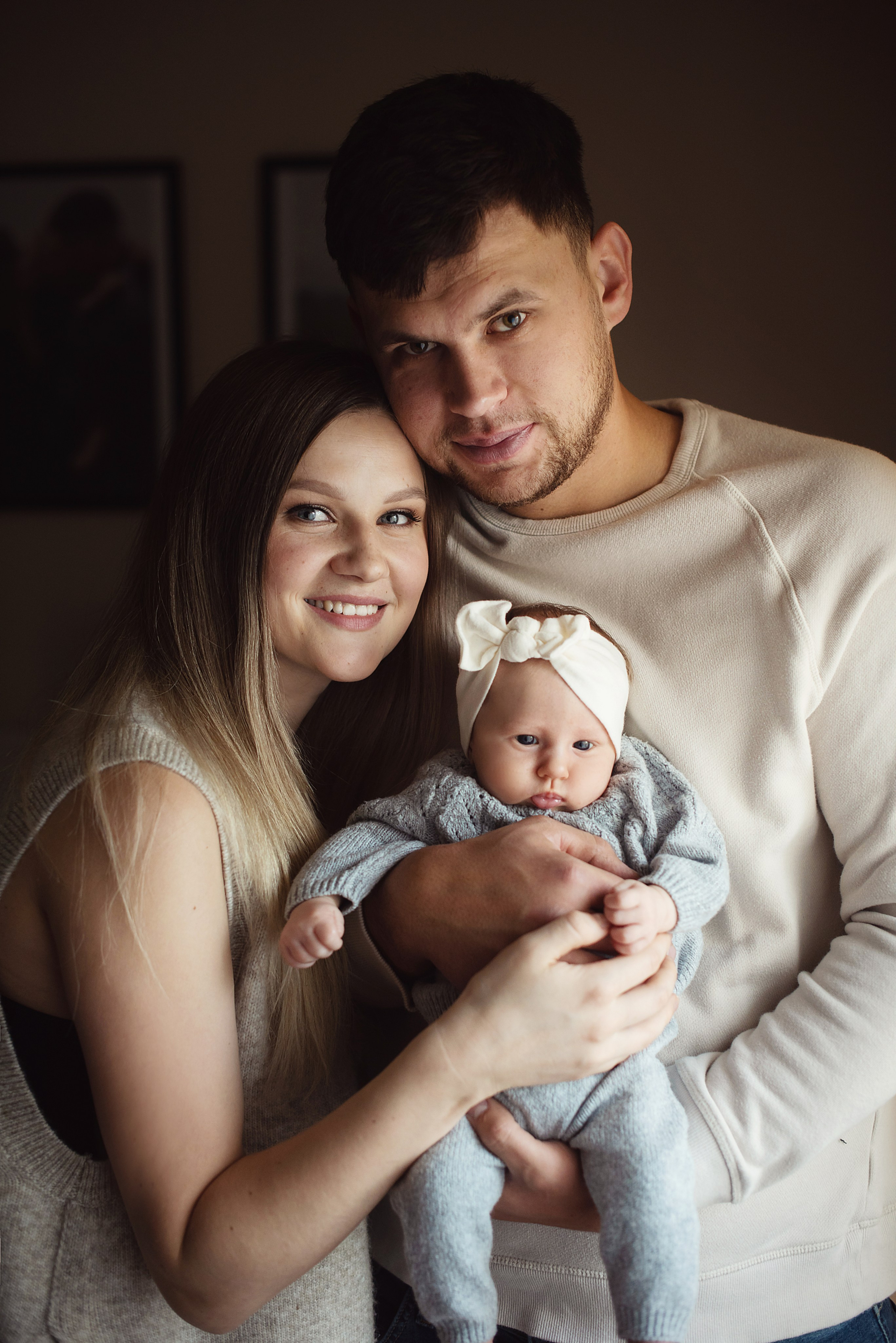 Oleg, Darina, Mark & Mira. Newborn, pregnancy, family photographer in New Jersey