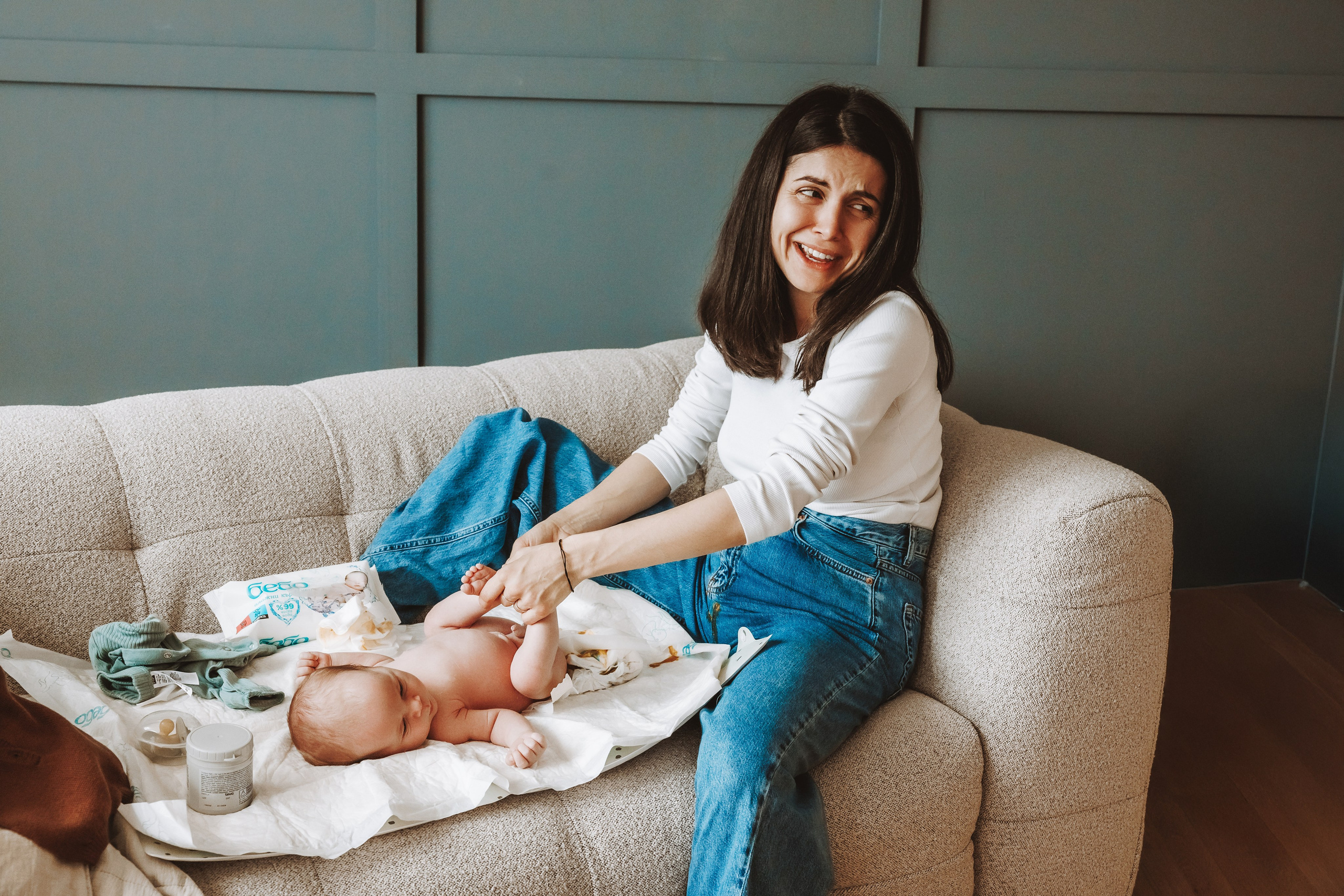 Фотосесия за новородено. Фотограф Ирина Йотова