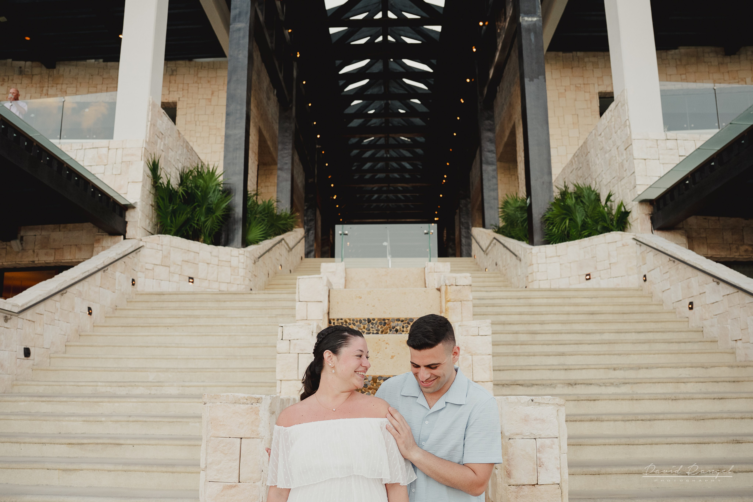 Lindsey & Luke — Save the Date — Dreams Costa Mujeres. Destination wedding photographer based in Cancun and Riviera Maya with service worldwide