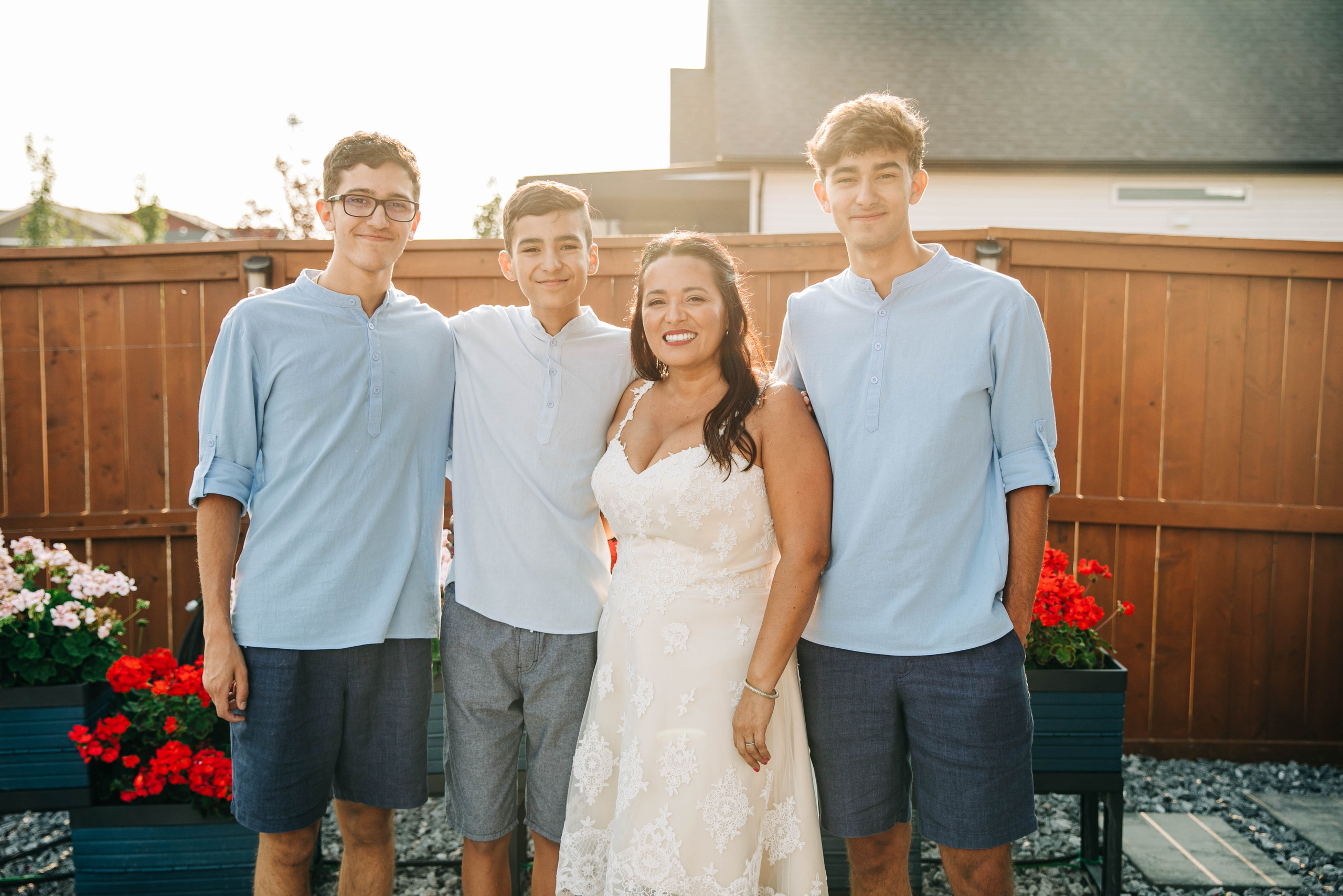 Pamela Backyard Wedding. Ching Li Photography