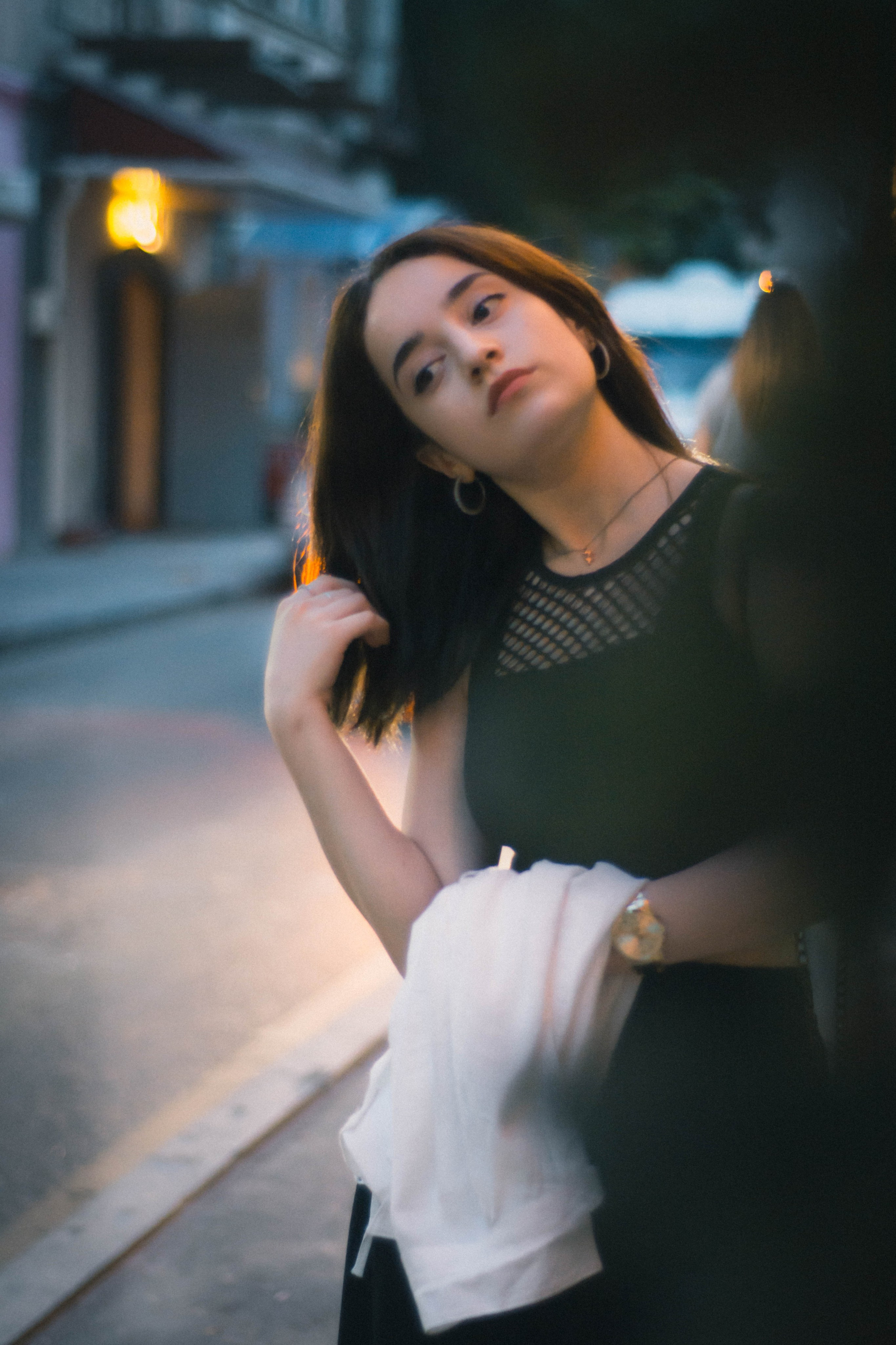 Lana axşam çəkilişi. Fotoqraf Vəli Məmmədov