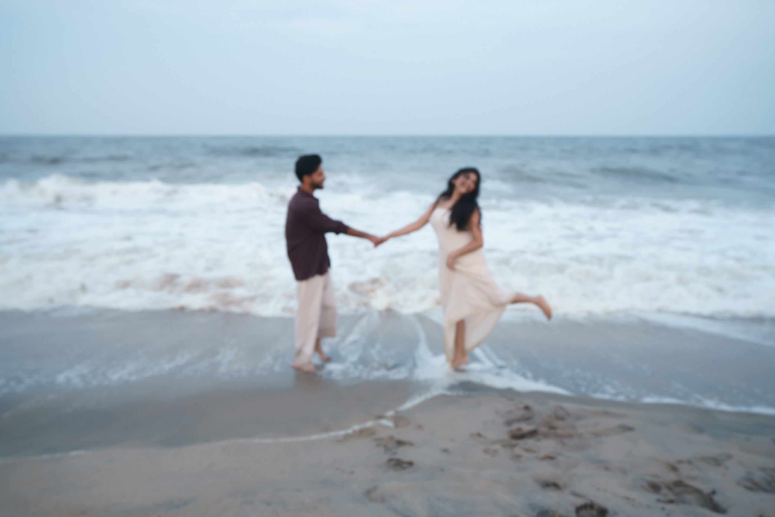 Beach engagement. New York + travel photographer