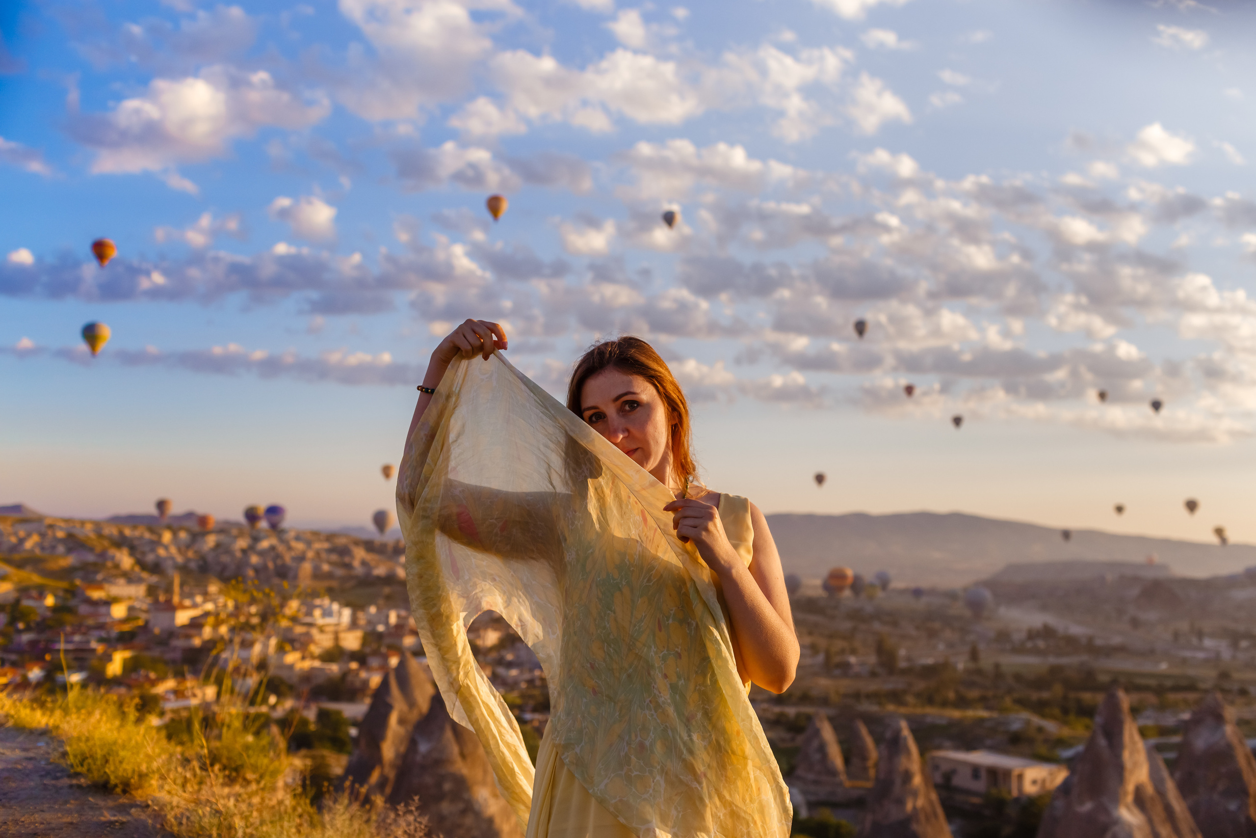 Beautiful morning in Cappadocia