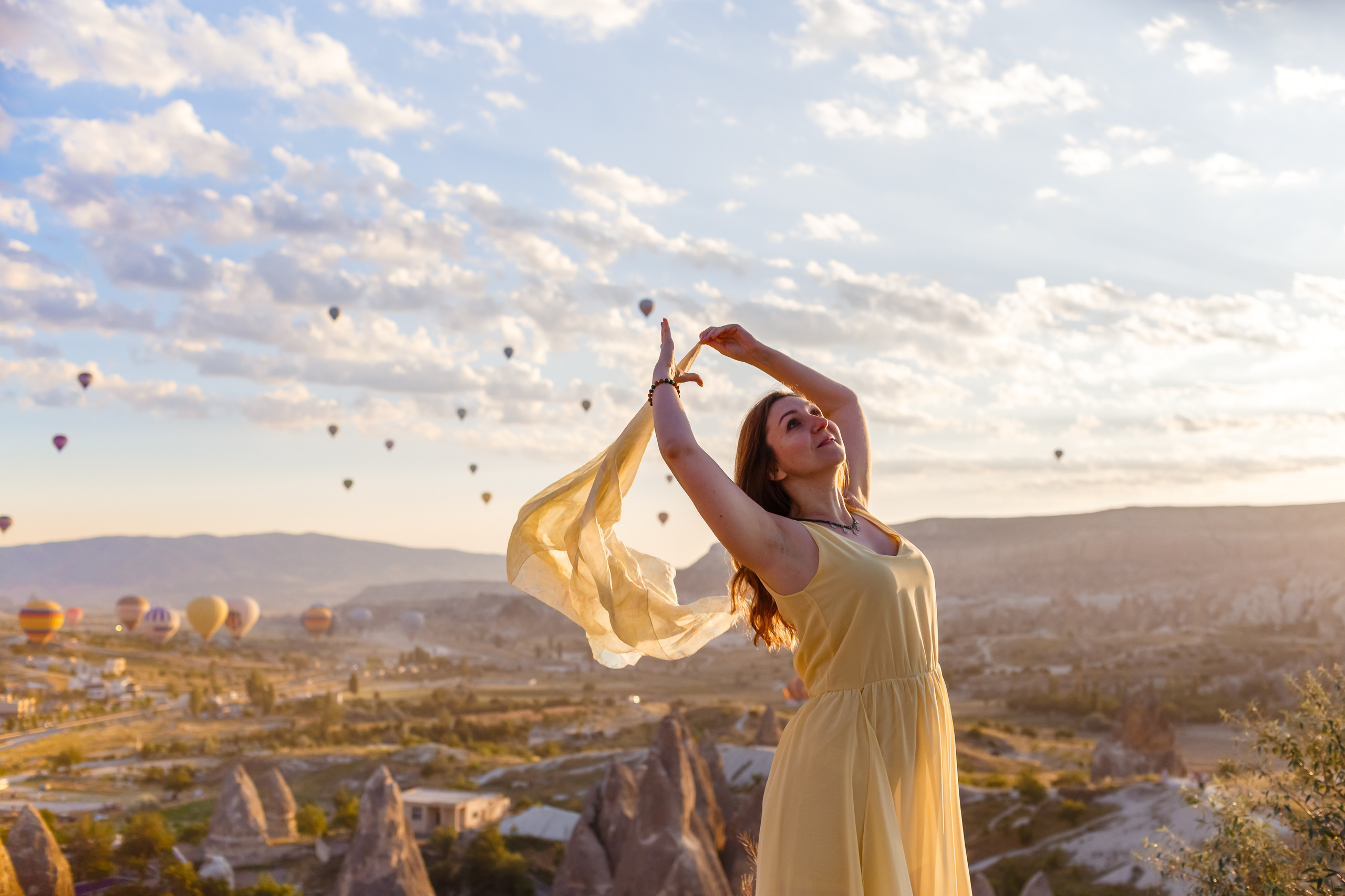 Beautiful morning in Cappadocia