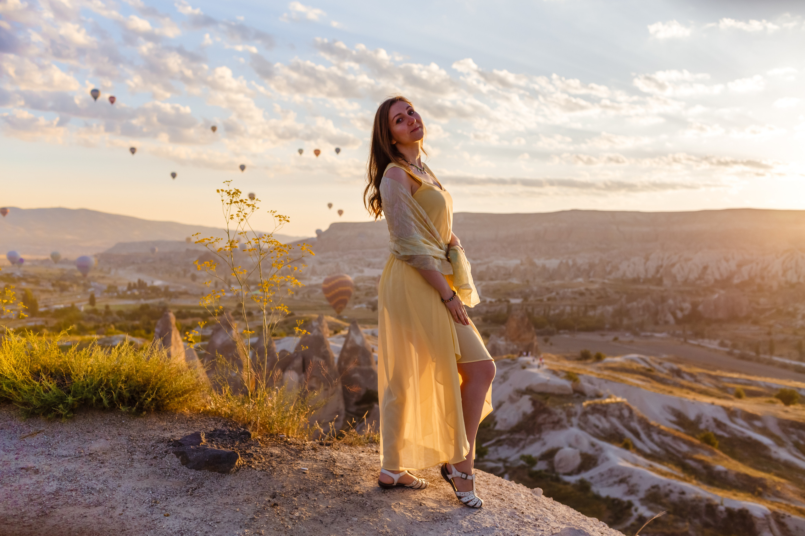 Beautiful morning in Cappadocia