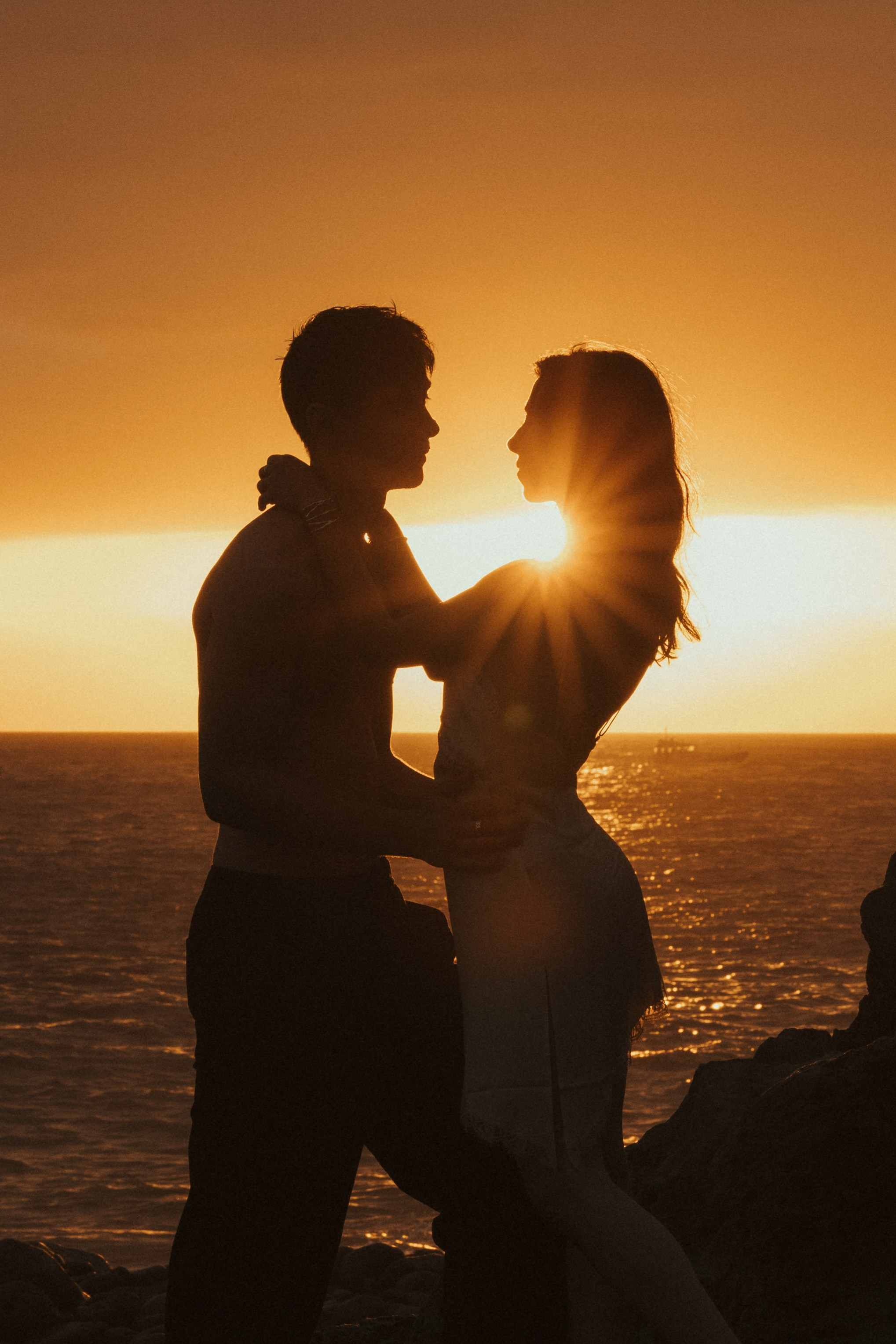 Love story at Formosa beach