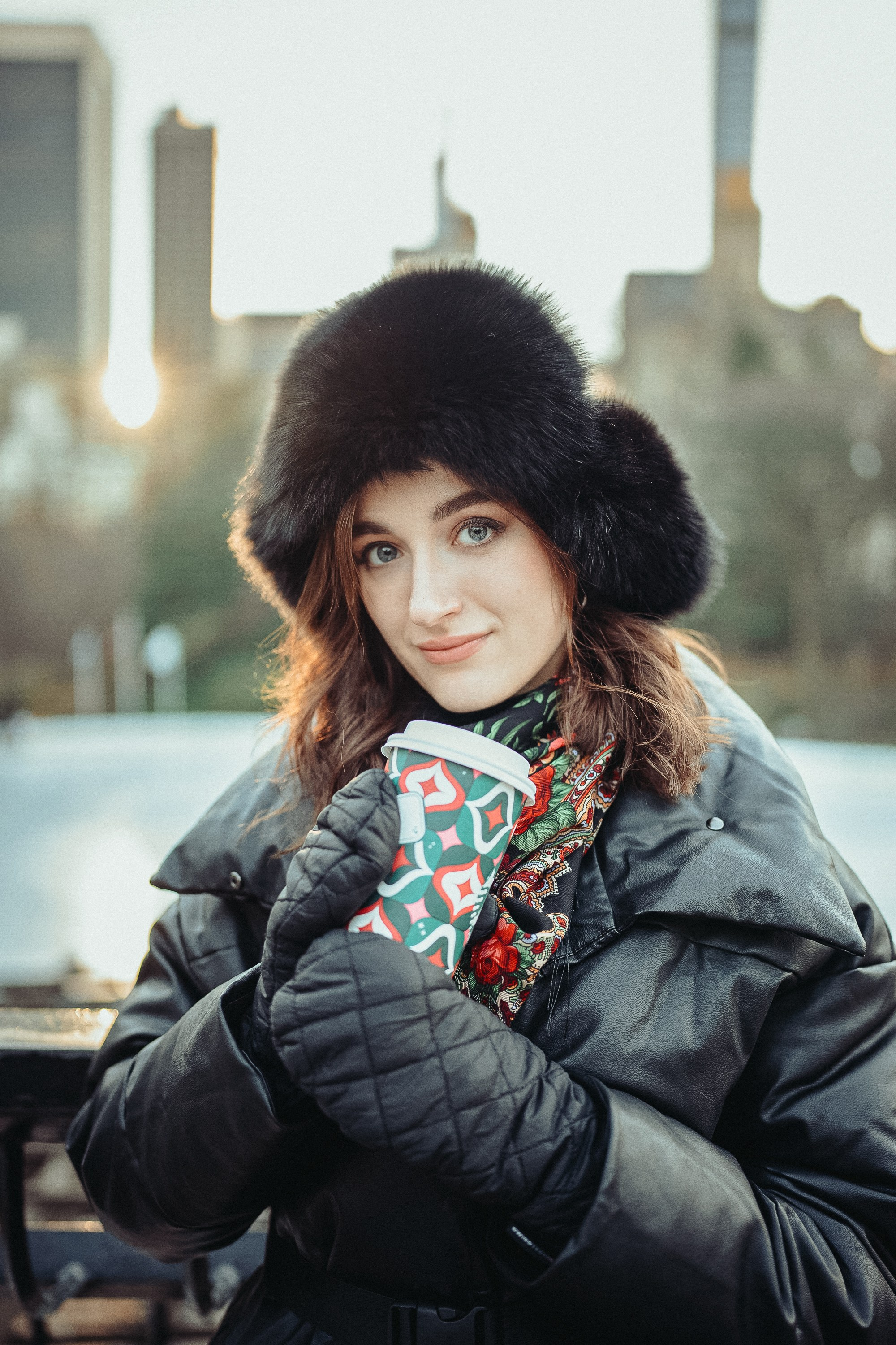 Winter in Central Park. Portrait and wedding photographer in New York