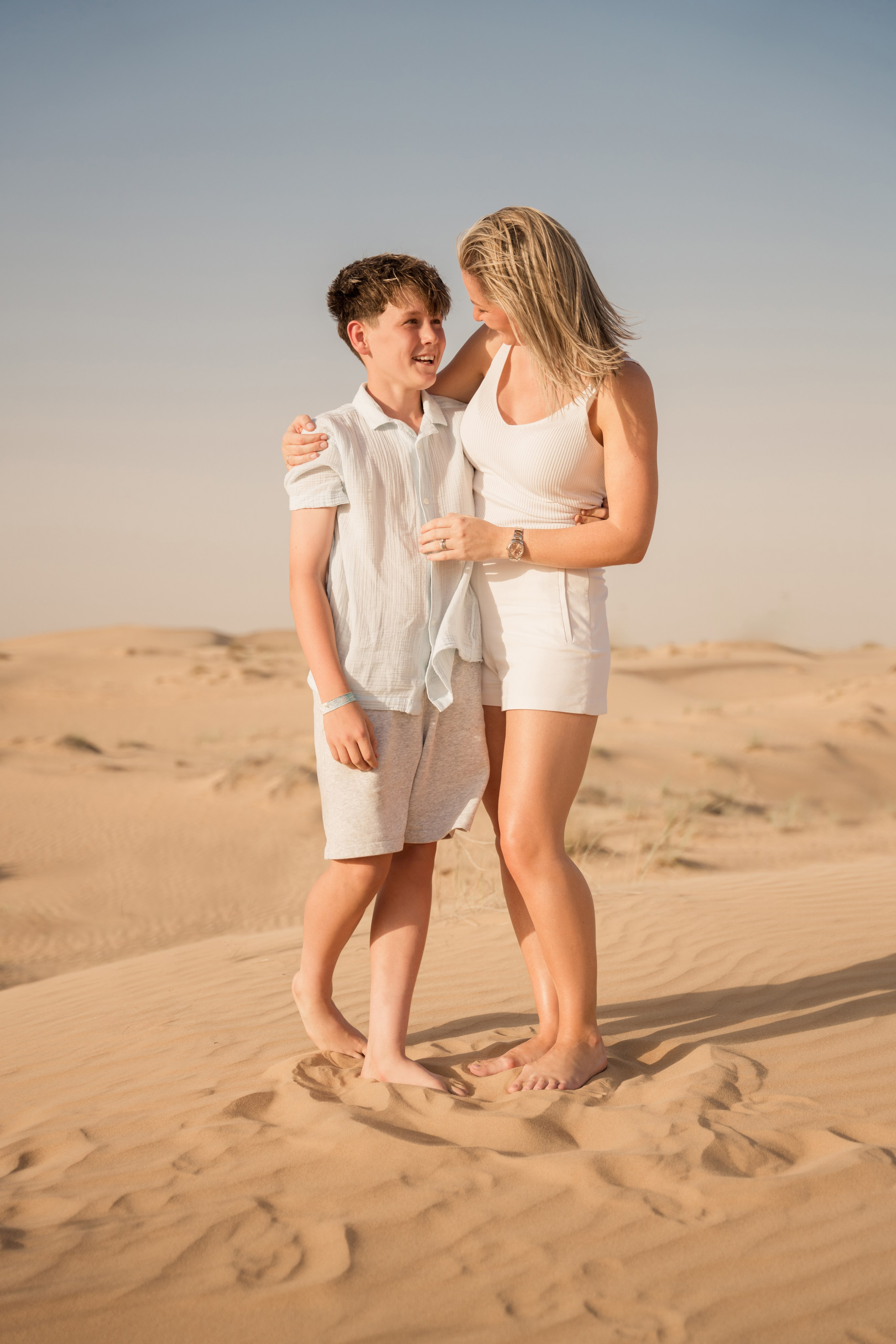 Desert run and fun!. Angela Iakovleva — Family Photographer in Dubai