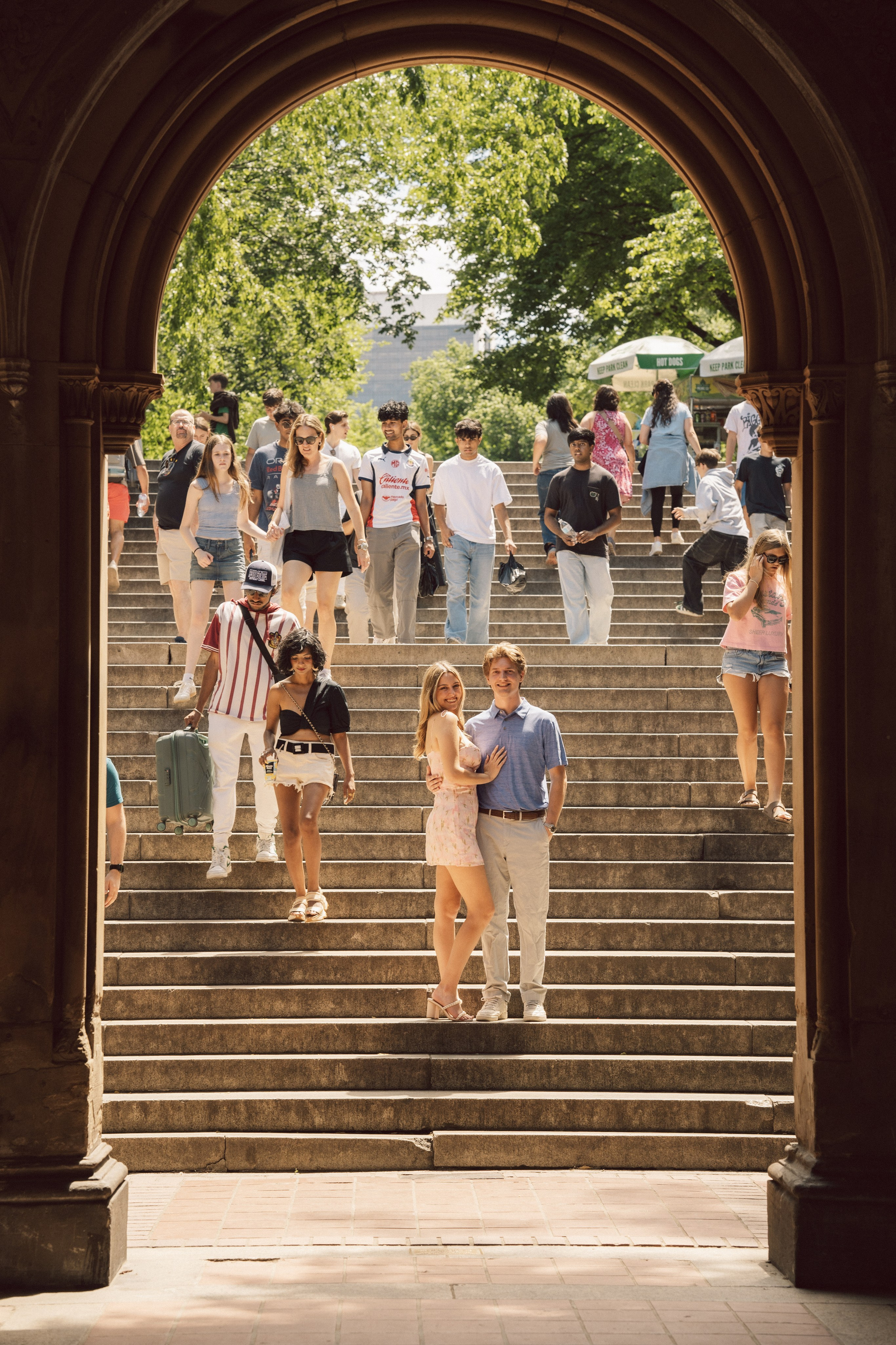 Surprise proposal Central Park. New York + destination photographer