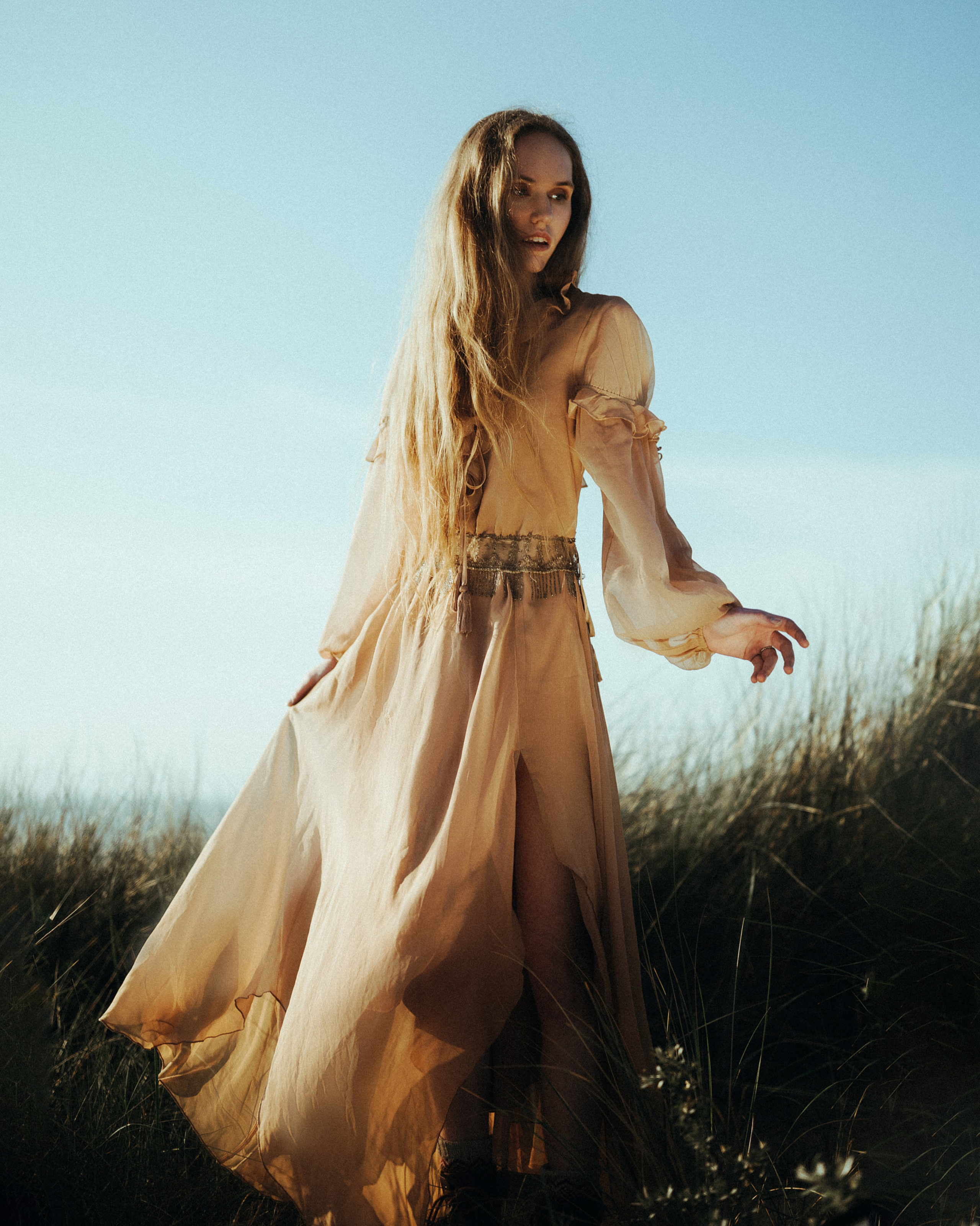 Sunset on the Beach in the Dunes, Leiden. Moth & Moss Photography