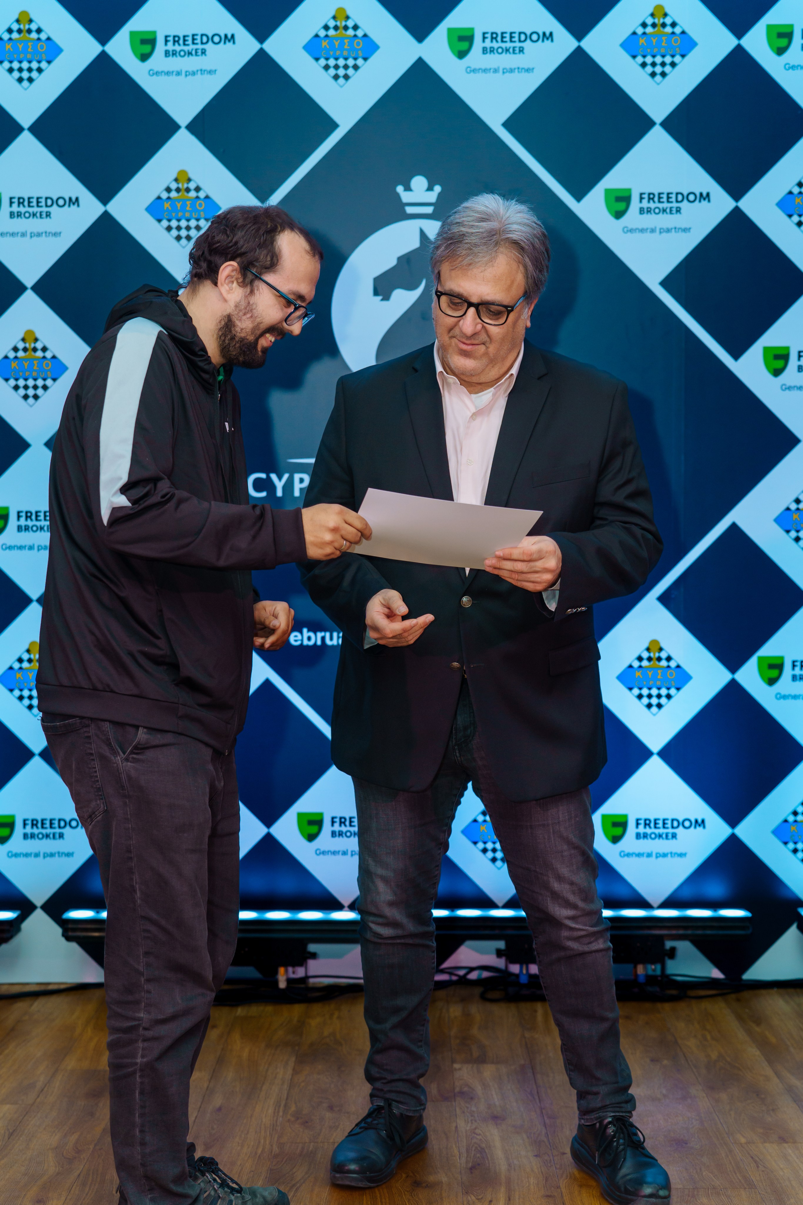 Chess. Photographer in Cyprus