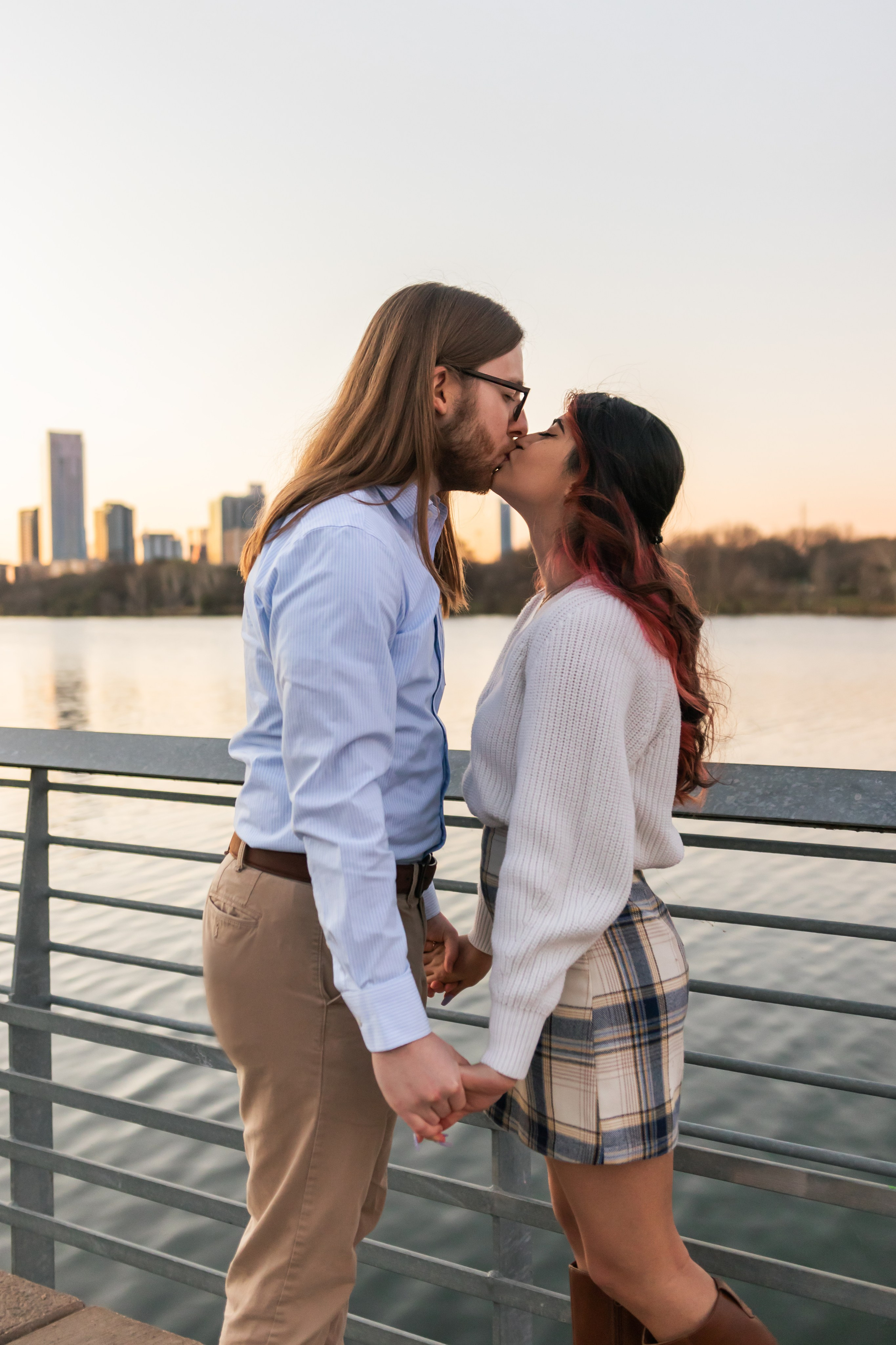 Riley and Maria’s engagement photoshoot at Red Bud Isle