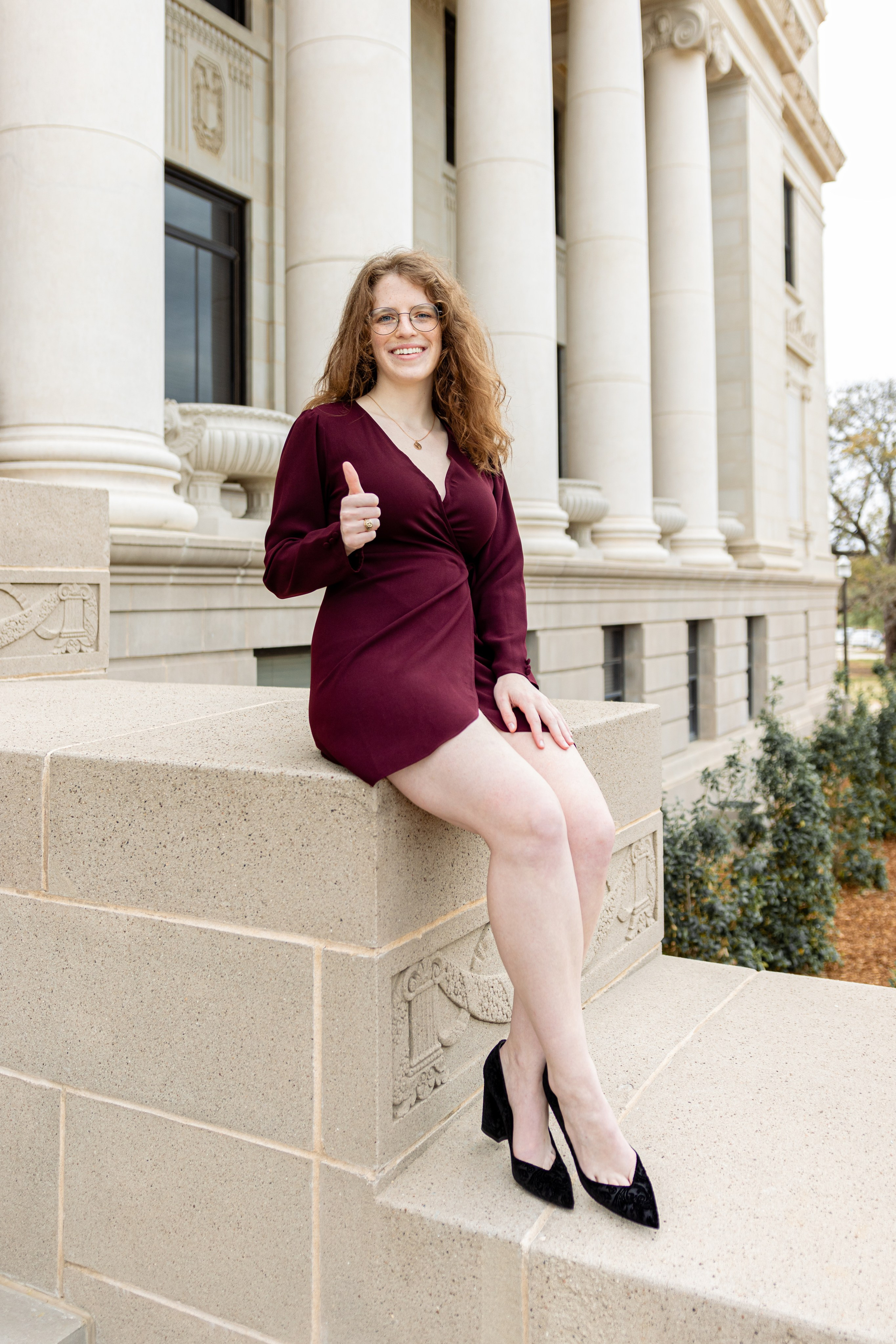 Miranda’s graduation photoshoot at Texas A&M University