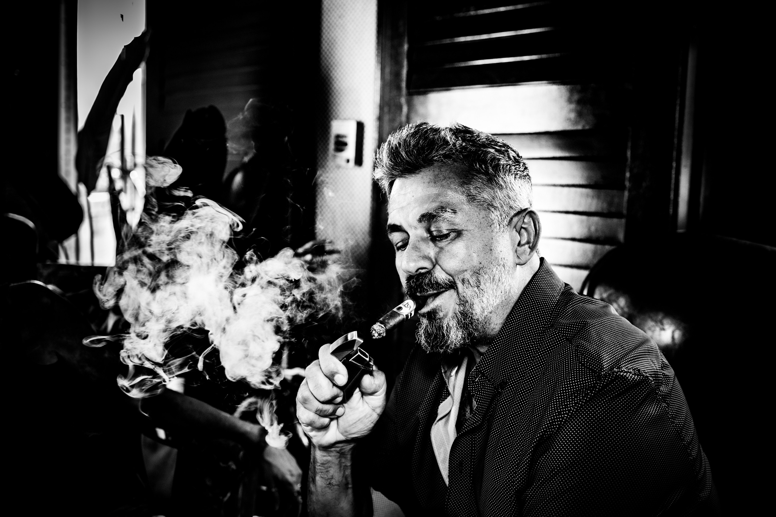 Burn Black and White Series. Out and About 239