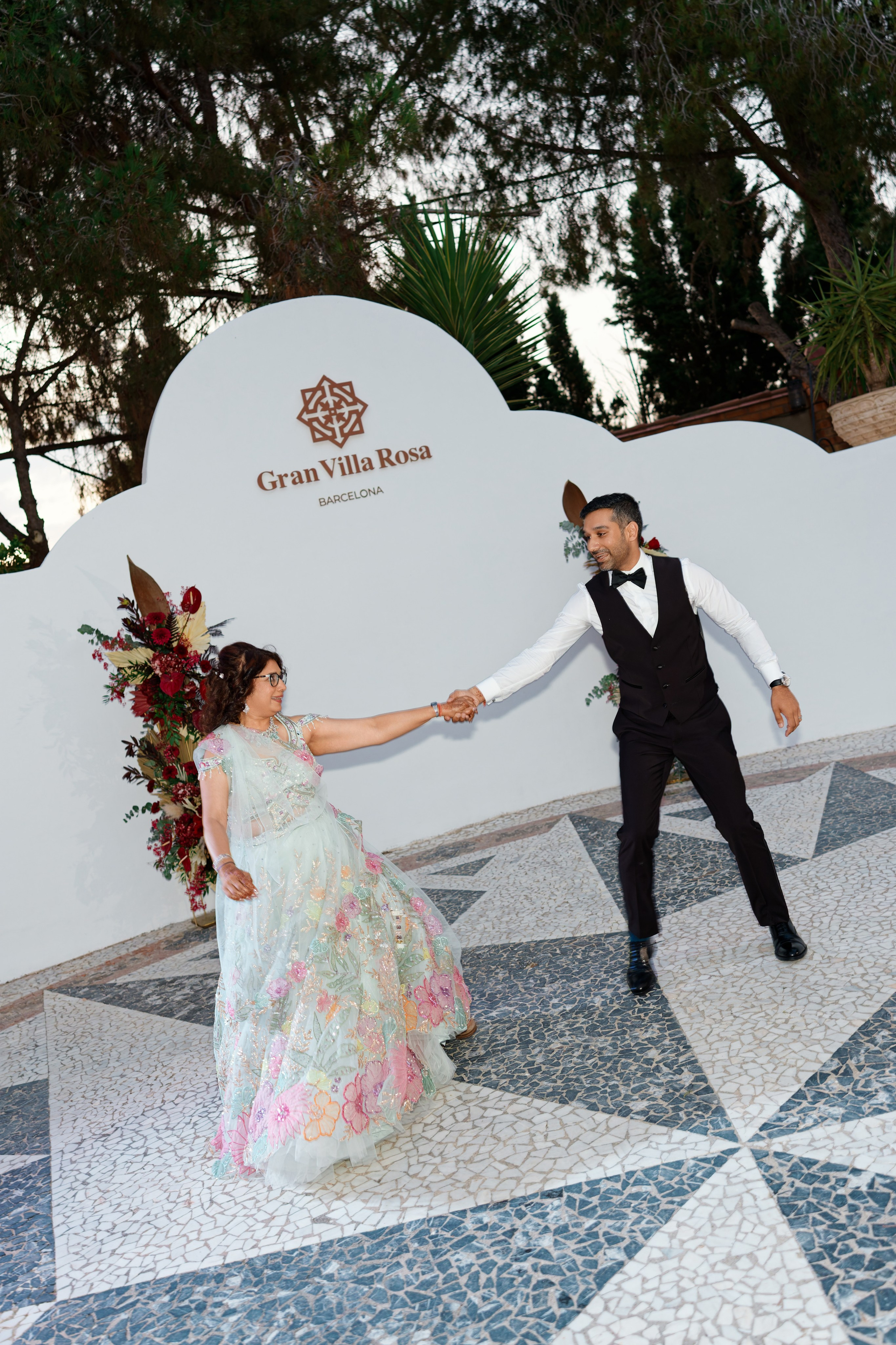Indian wedding at Gran Villa Rosa, Barcelona