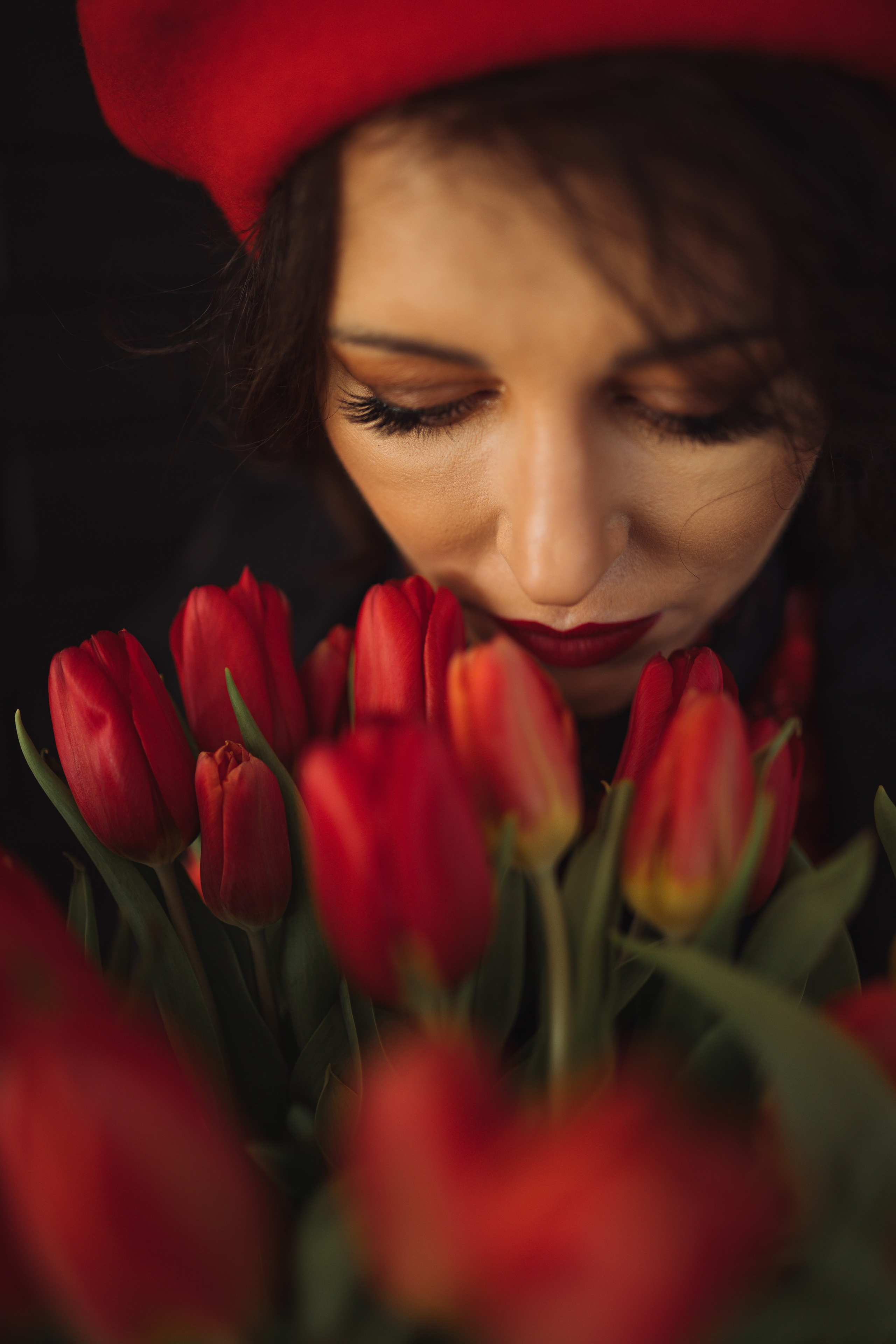 Individuālā sarkanos toņos. Fotogrāfs Rīgā — Katerina Gordik