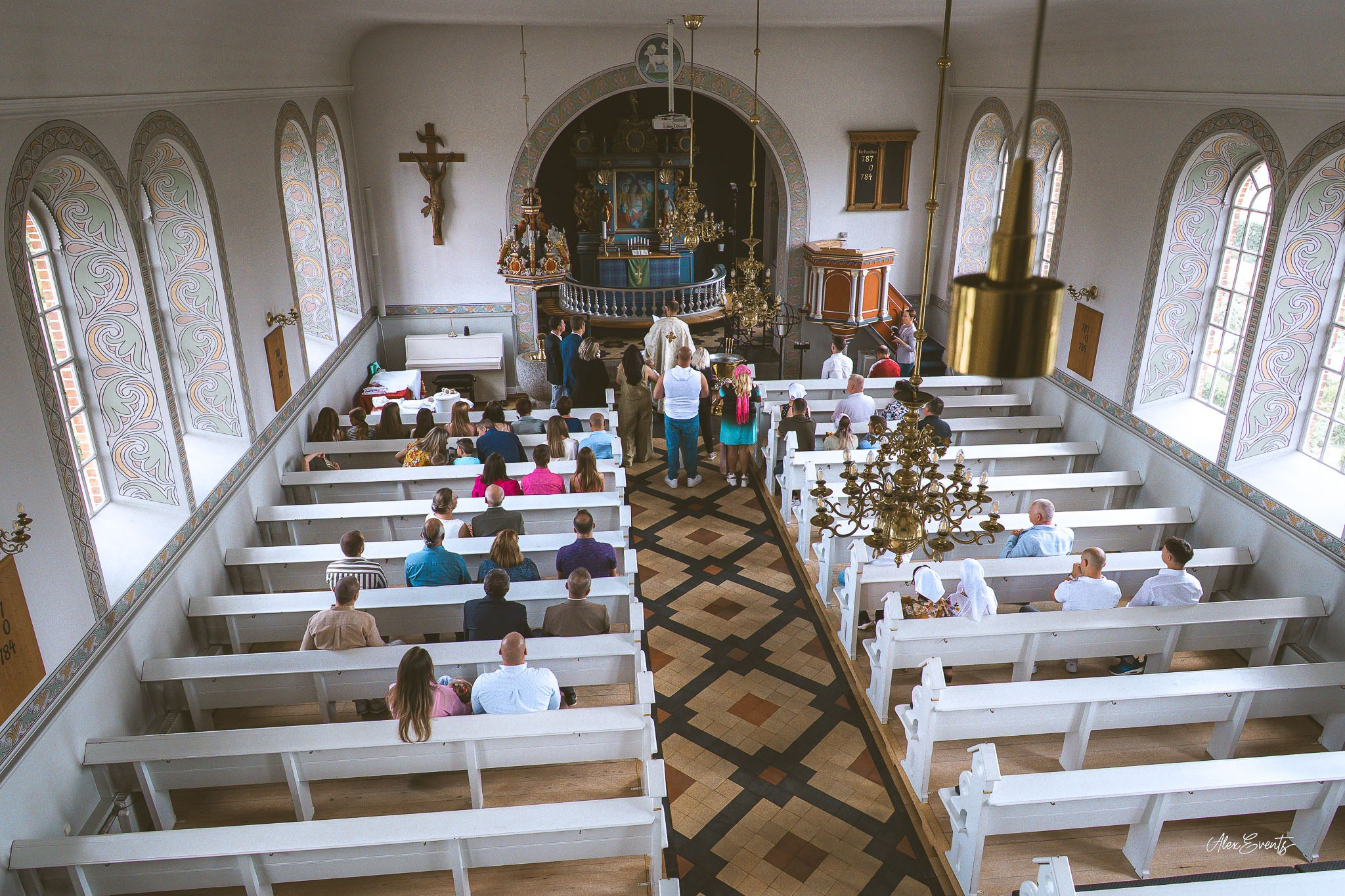 Botez Theodor - Biserica Fredericia. AlexEvents | Fotograf si Videograf de Nunta si Botez in Danemarca si Germania