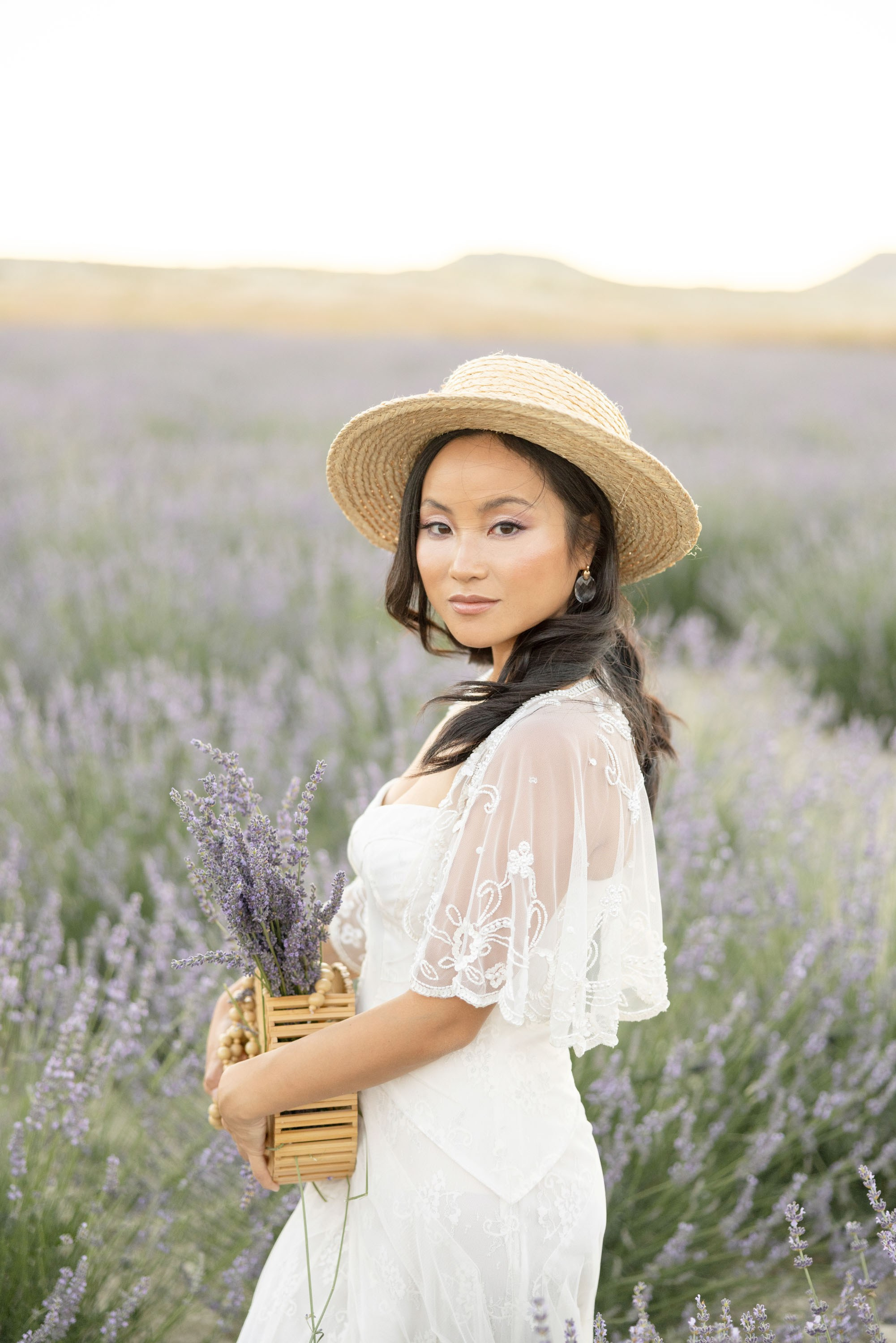 Dreamy Photoshoot in a Lavender Field. Julia Ganch I Fashion Wedding Photography I Cappadocia Turkey