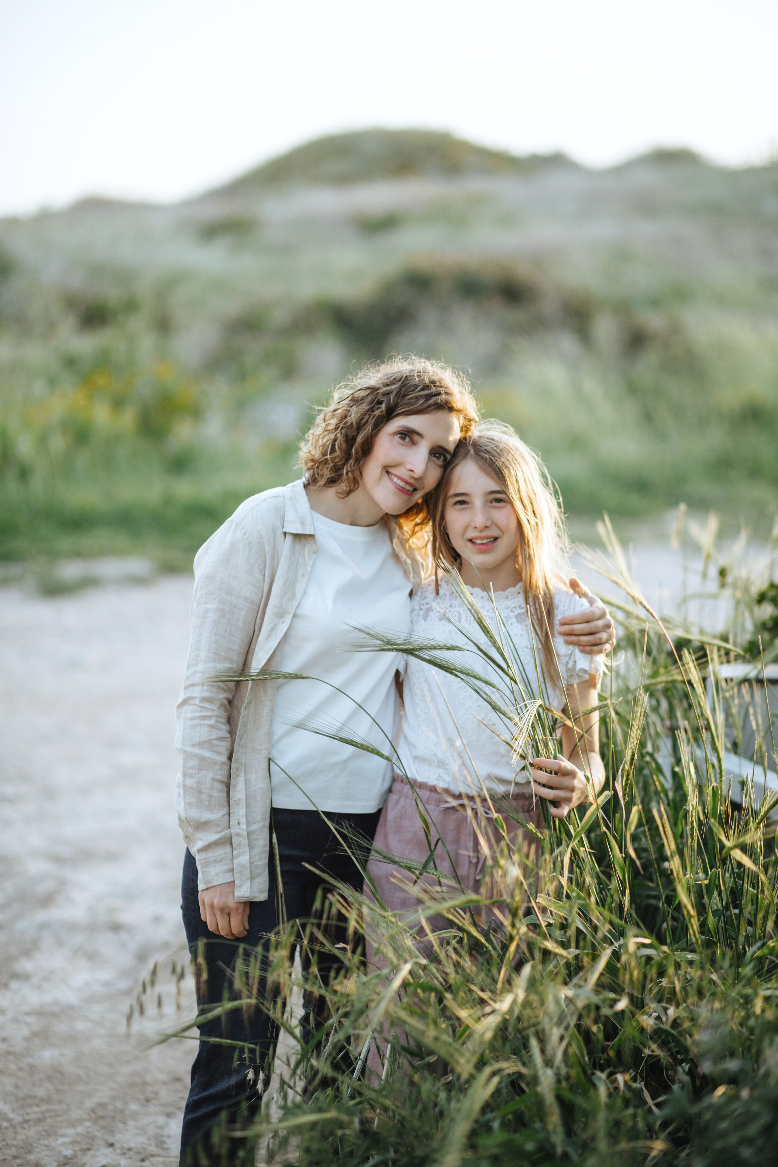 Family walk at Tel Shikmona. Family photographer in Israel