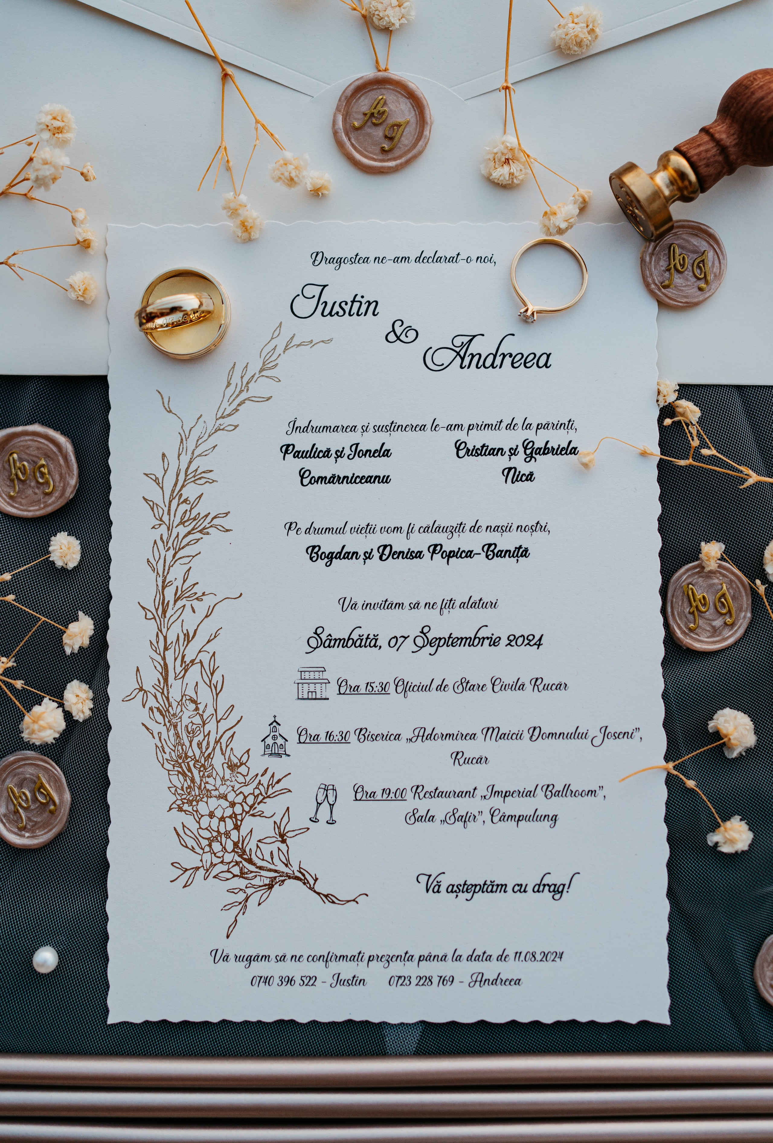 SAVE THE DATE — ANDREEA & IUSTIN. Ars Vidi | Digital Solutions