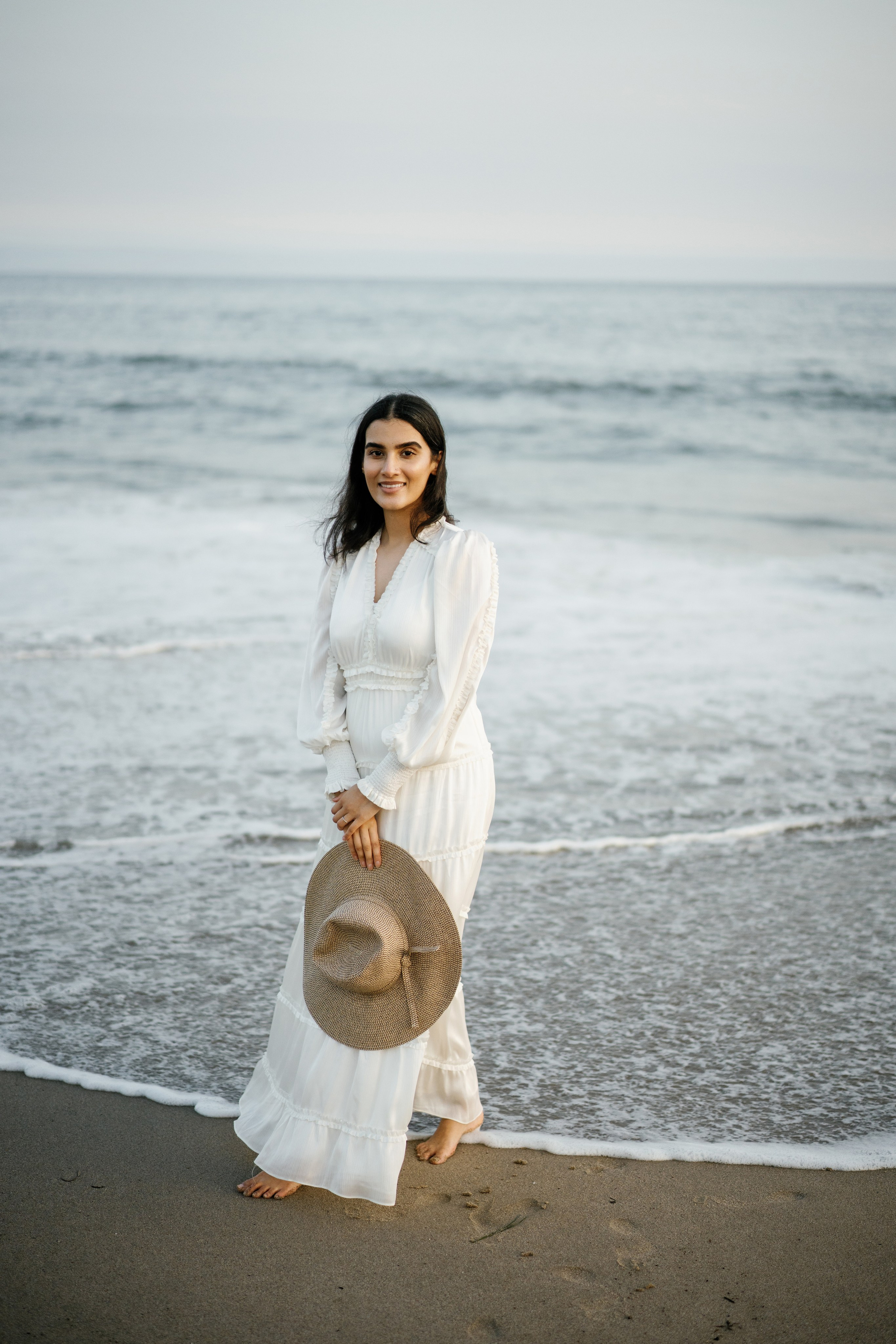 Santa Monica Sunset Engagement Photoshoot. Wedding Photography & Videography Team in California, Los Angeles, San Francisco, San Diego and Travel