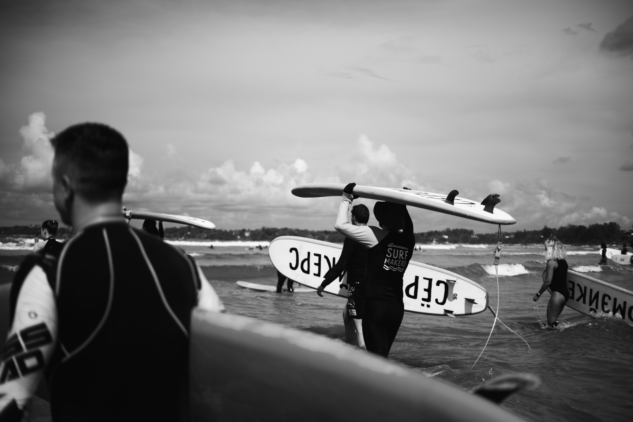 Surfcamp Black&White. Photographer Sri Lanka