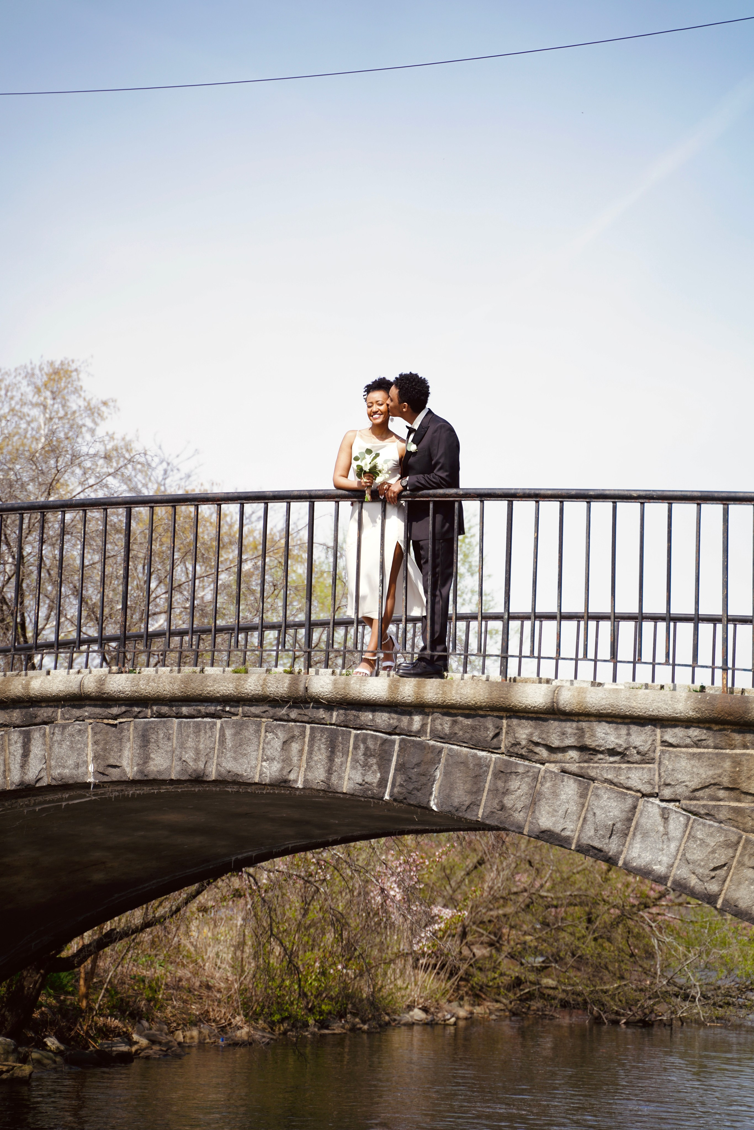 Sosina and Aaron at Charles river Esplanade. Stefanovich Photography | Boston, MA