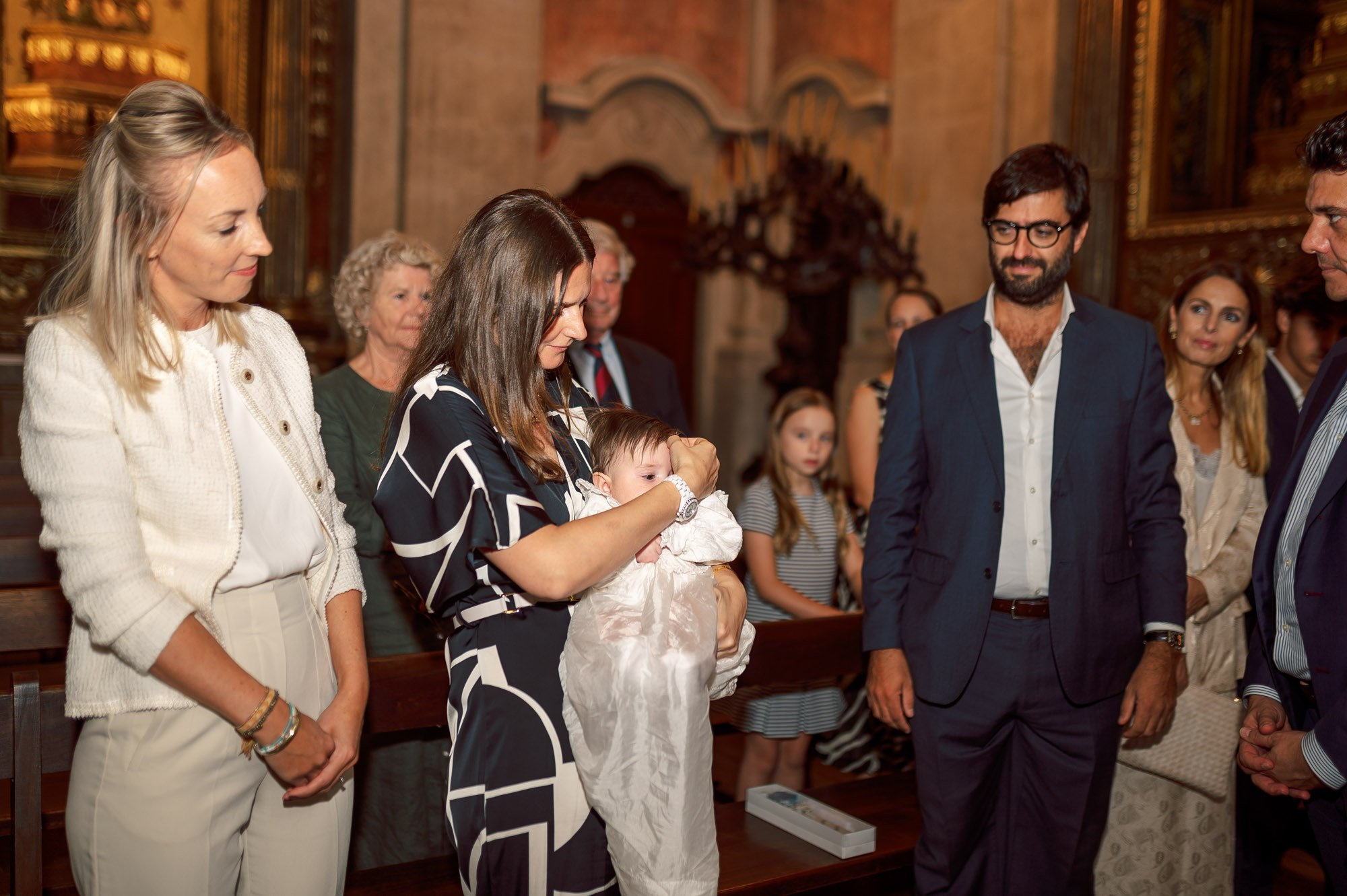 photography of a Catholic baptism in Lisbon
