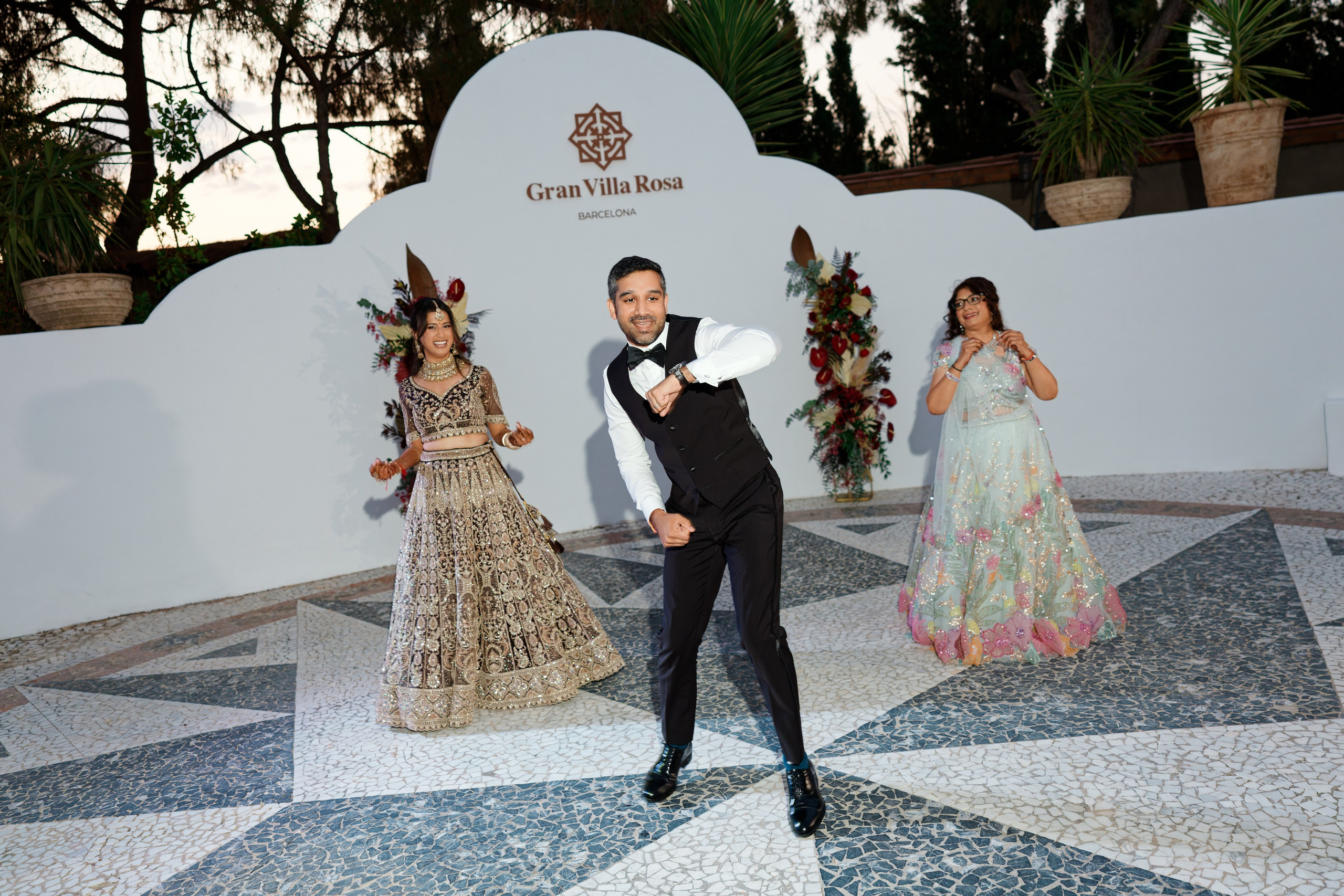 Indian wedding at Gran Villa Rosa, Barcelona