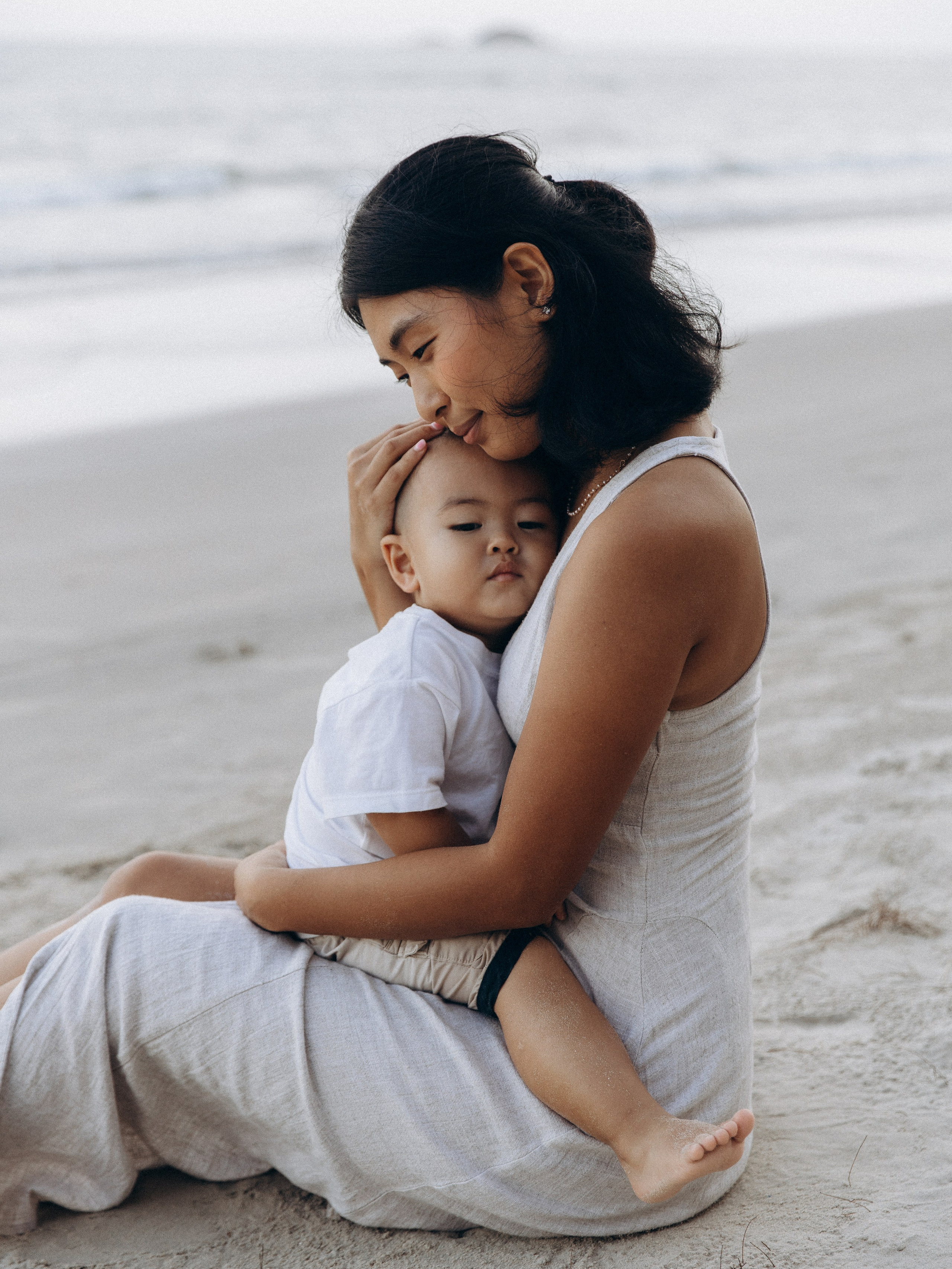 At the beach. Family and wedding photographer in Bangkok, Thailand