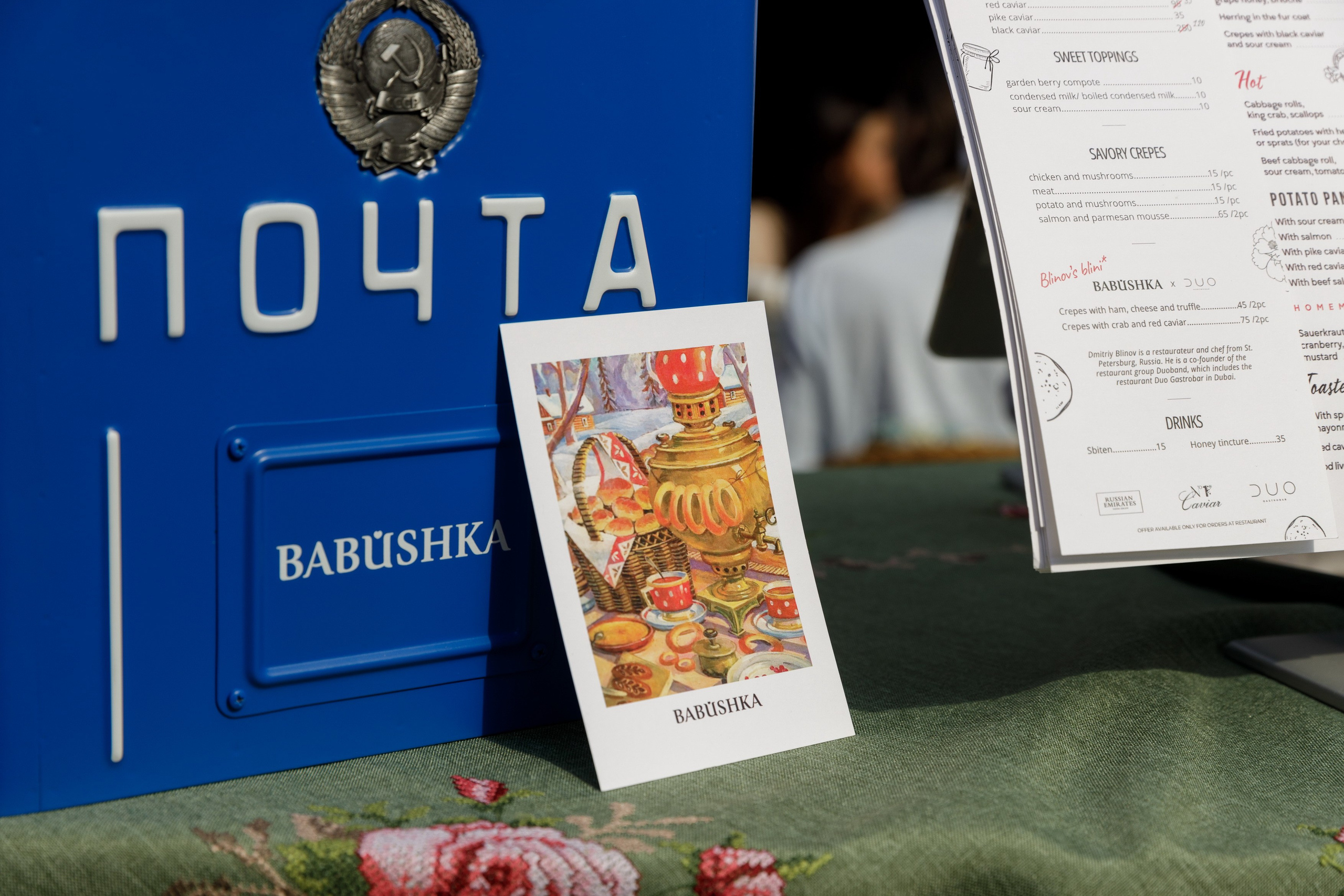 Maslenitsa at Babushka Restaurant, Dubai 2024. Photographer Anna Curly | Weddings and Events in Dubai