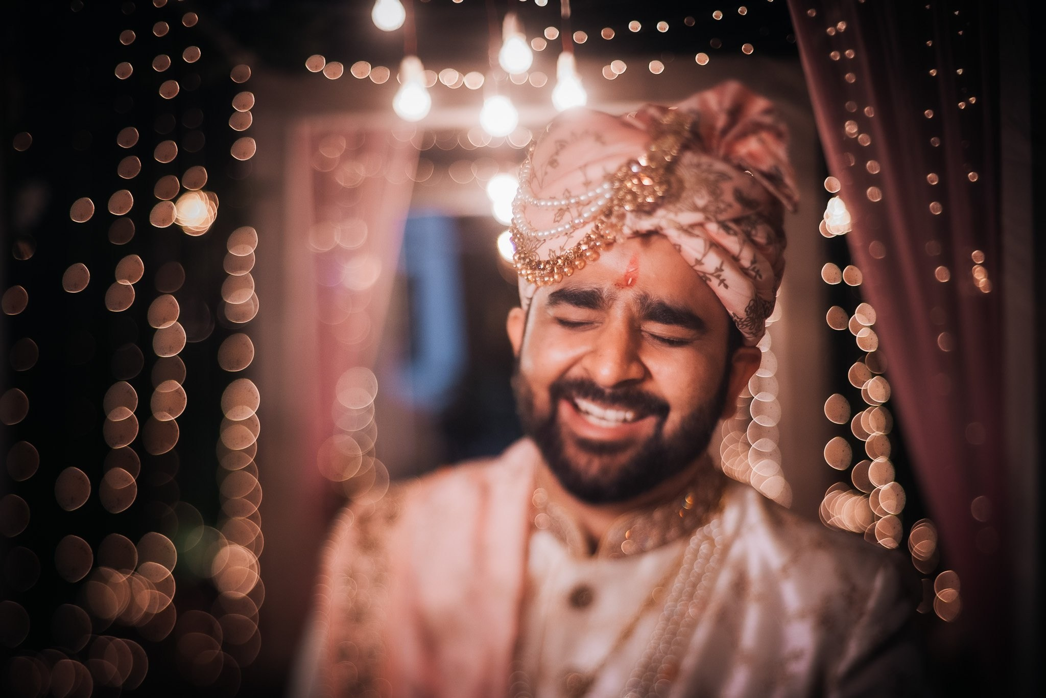 Telugu + Punjabi Fusion Wedding at Le Roma Gardenia resort, Bangalore, India