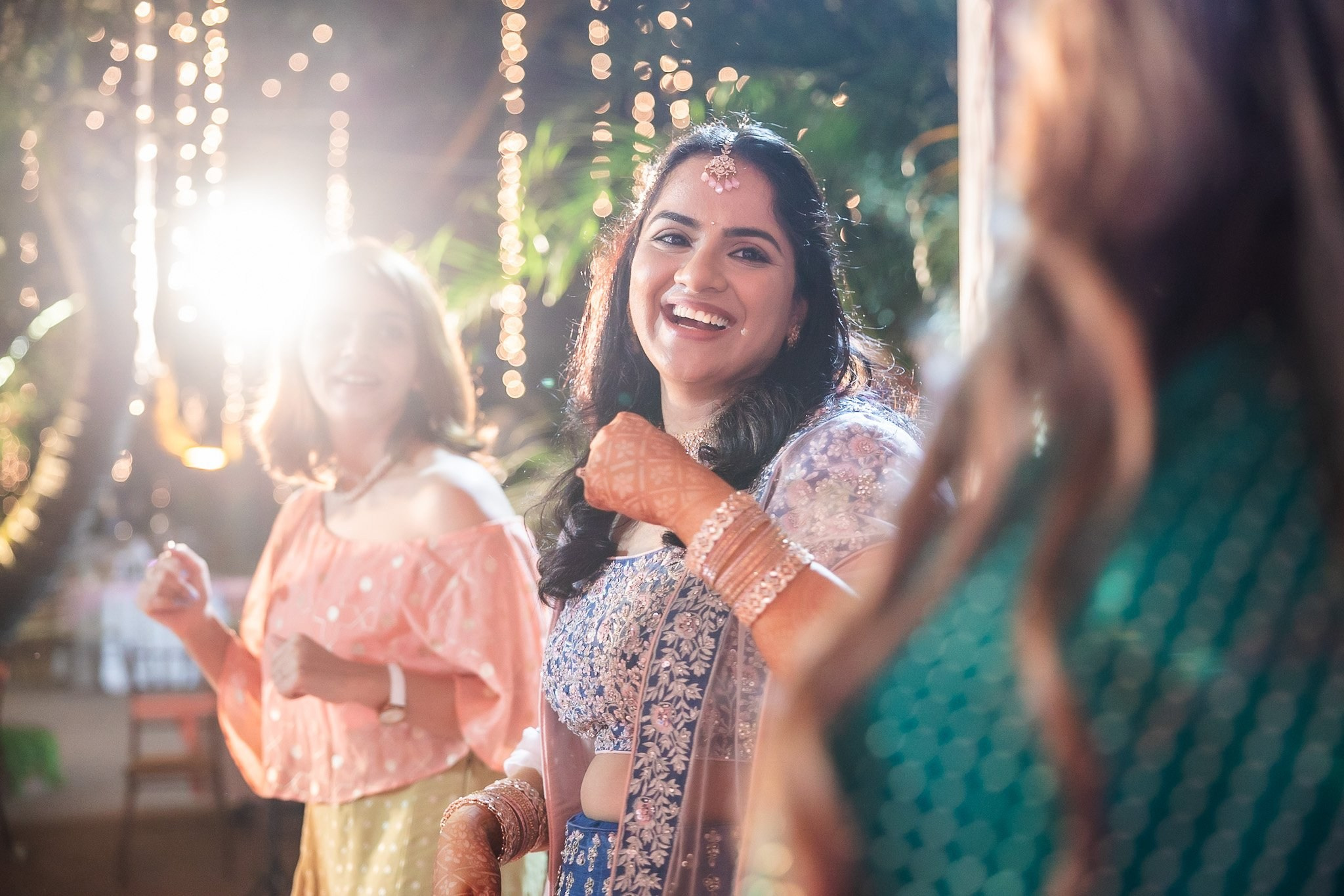 Telugu + Punjabi Fusion Wedding at Le Roma Gardenia resort, Bangalore, India