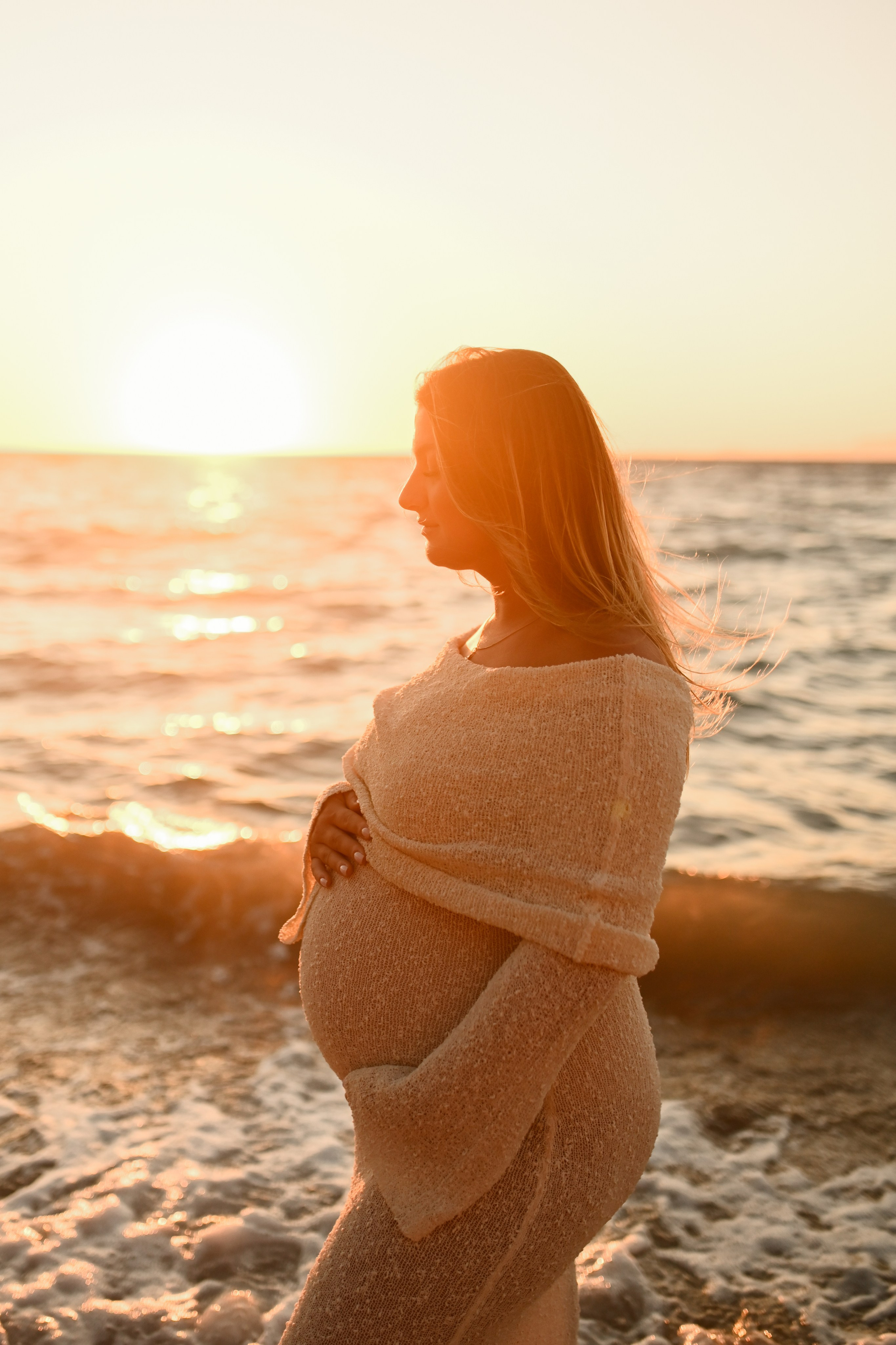 Romantic Beach Photoshoot in Rhodes — Couples & Maternity Photography at Sunset. Photographer in Rhodes Island