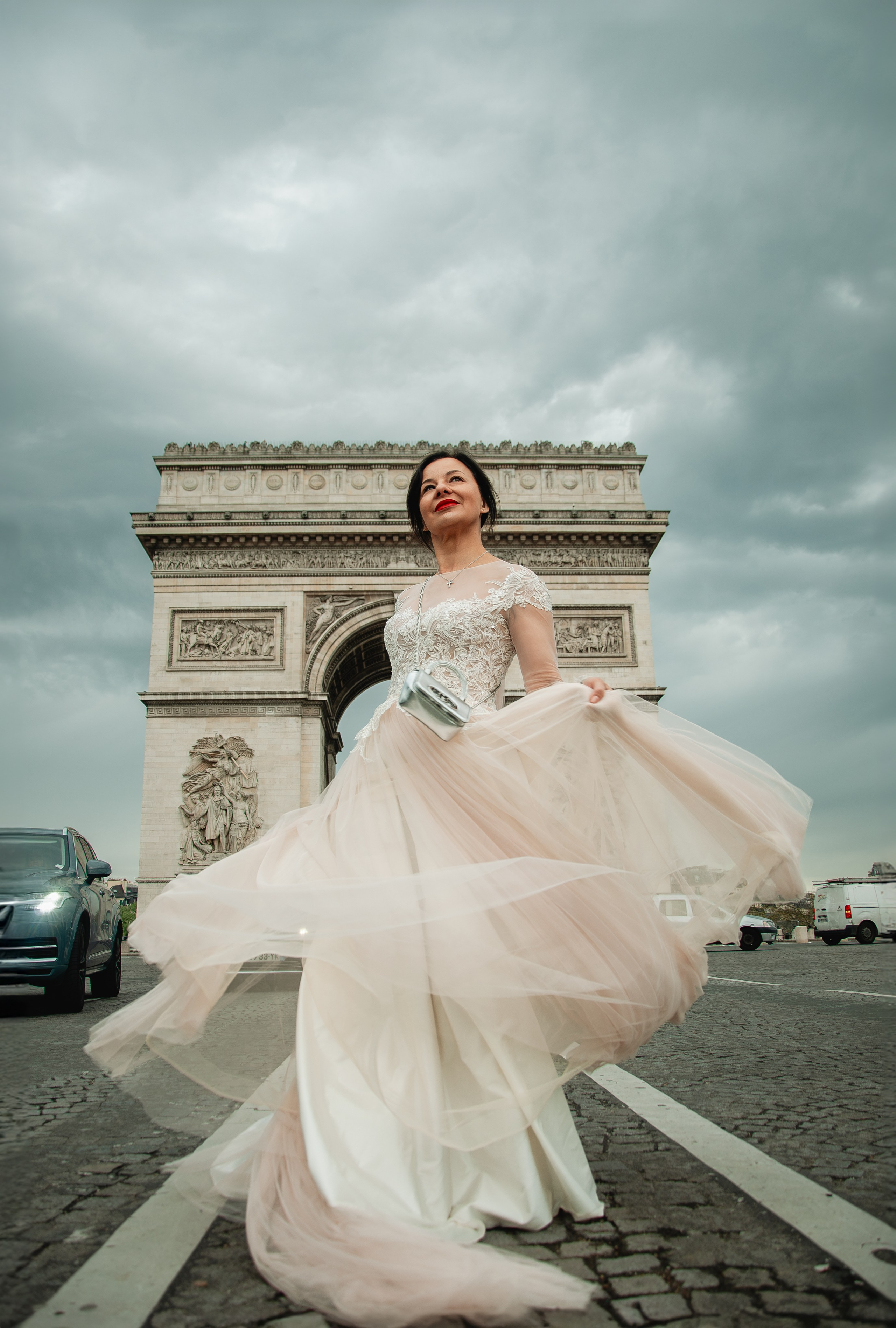 Wedding anniversary photoshoot. Paris photographer — Polina Osipova