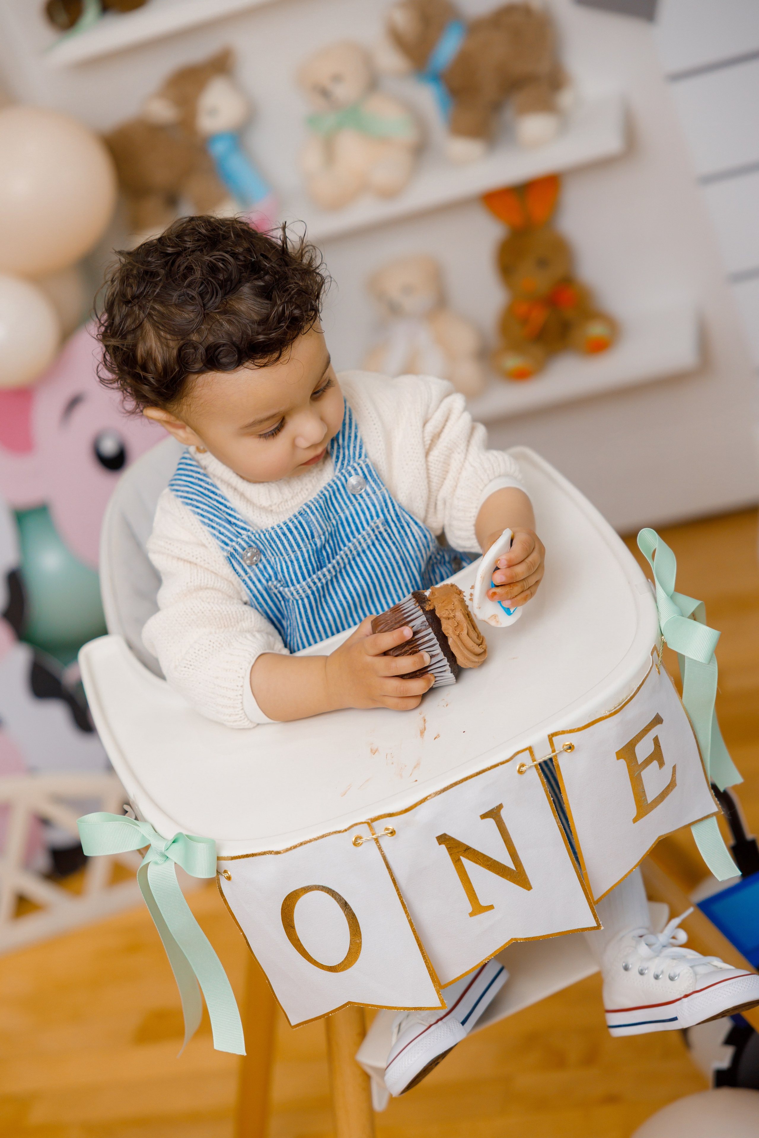 Fateh’s 1st birthday. Home