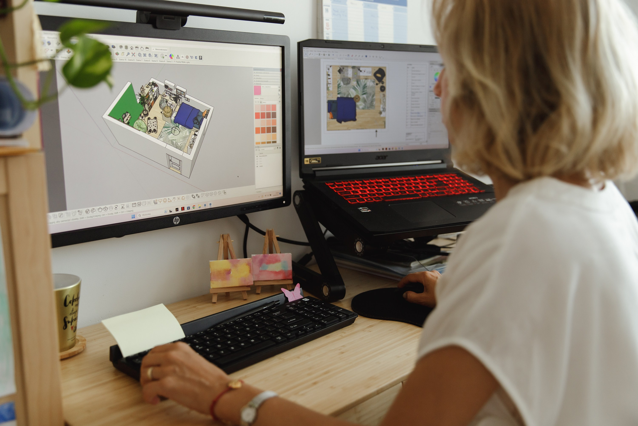 Agata | interior design. Kaja | fotograf we Wrocławiu | ludzie i psy