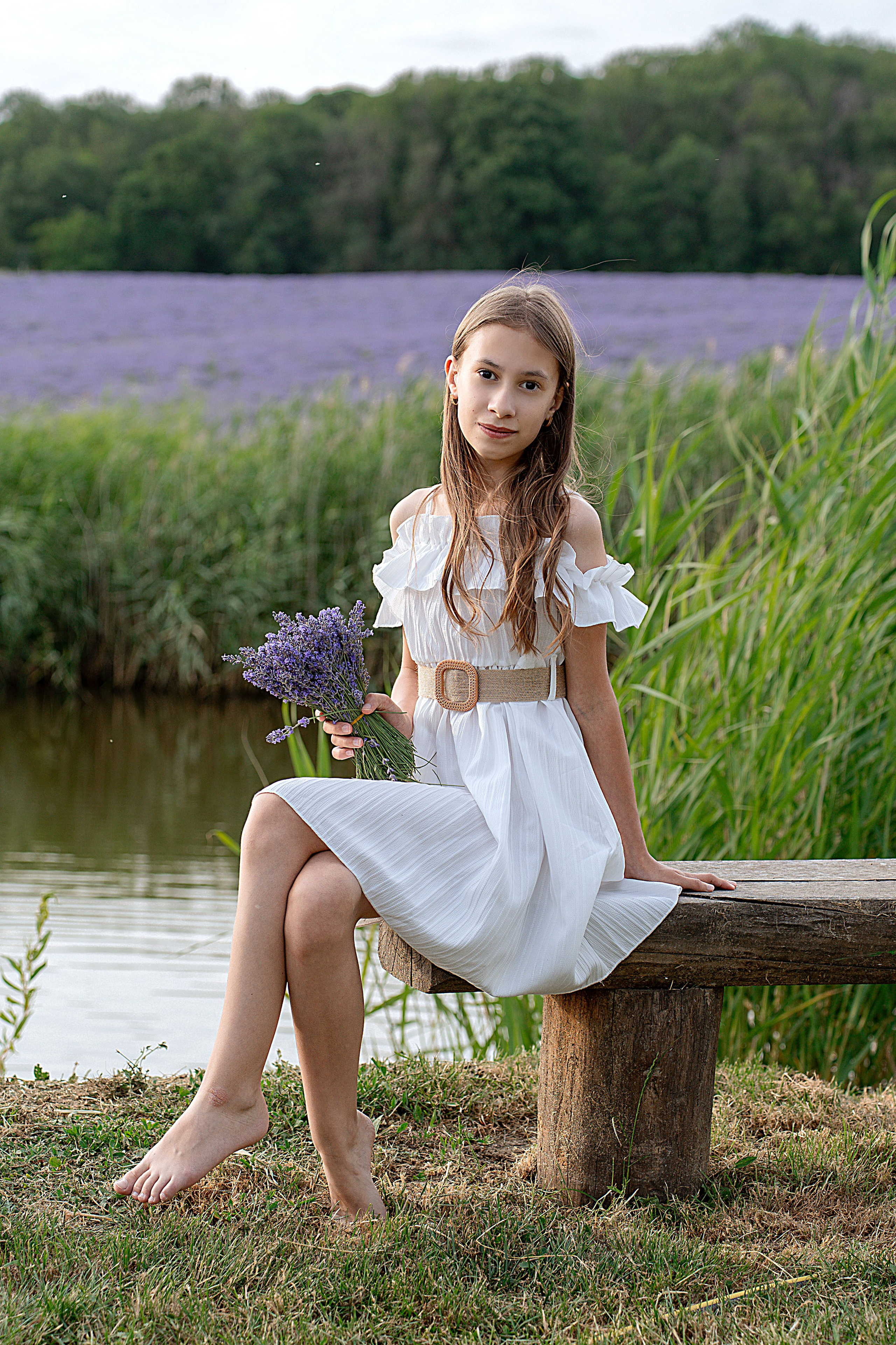 Фотосессия в лавандовом поле в Молдове — летнее портфолио