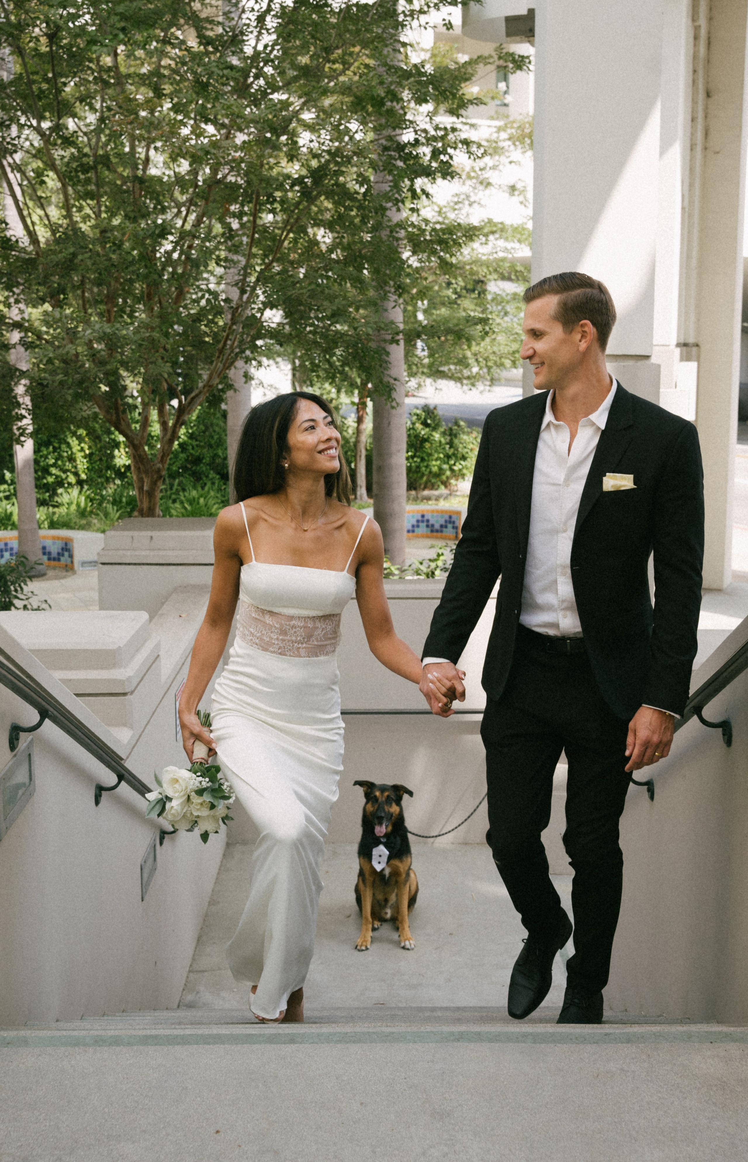 Jamie & Gareth. Beverly Hill Courthouse Wedding. Santa Monica based photographer Kristina Vasilenko