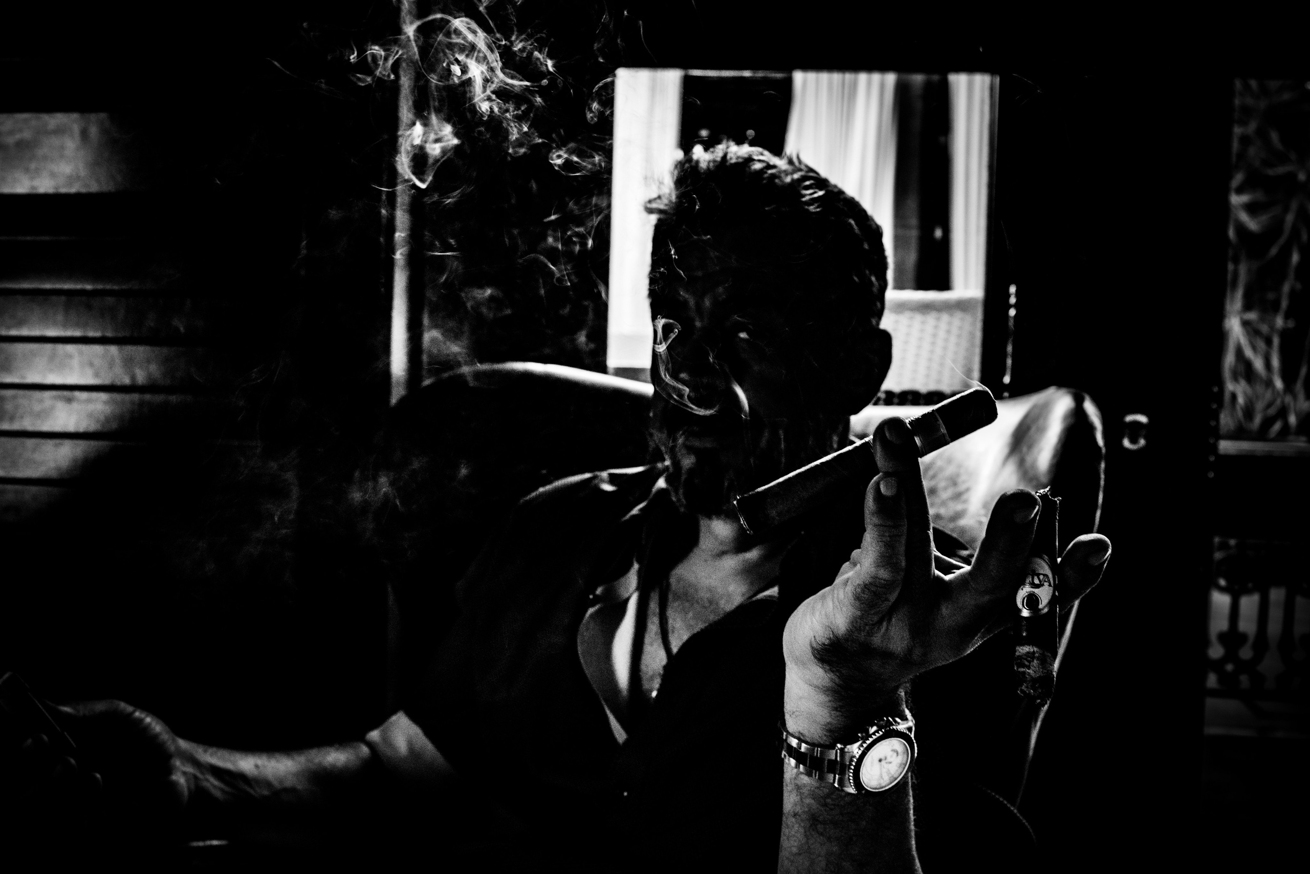 Burn Black and White Series. Out and About 239