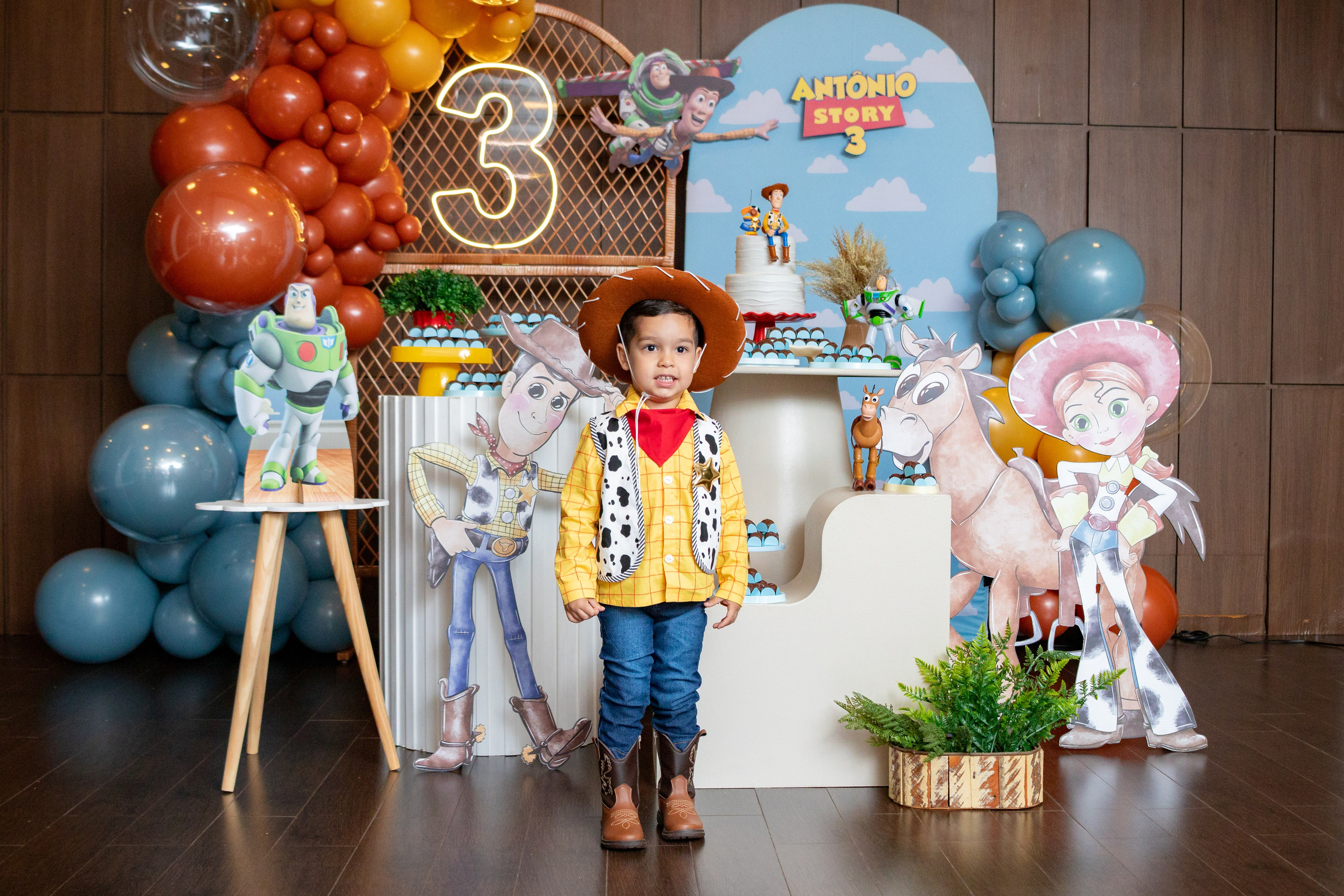 Antônio — Aniversário 3 anos. Principal